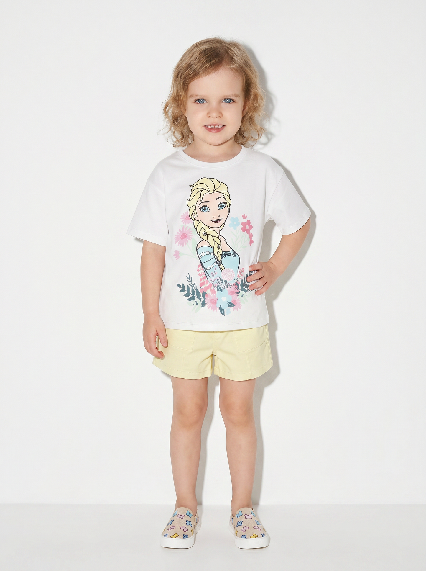Disney Frozen T-shirt with Elsa print - White