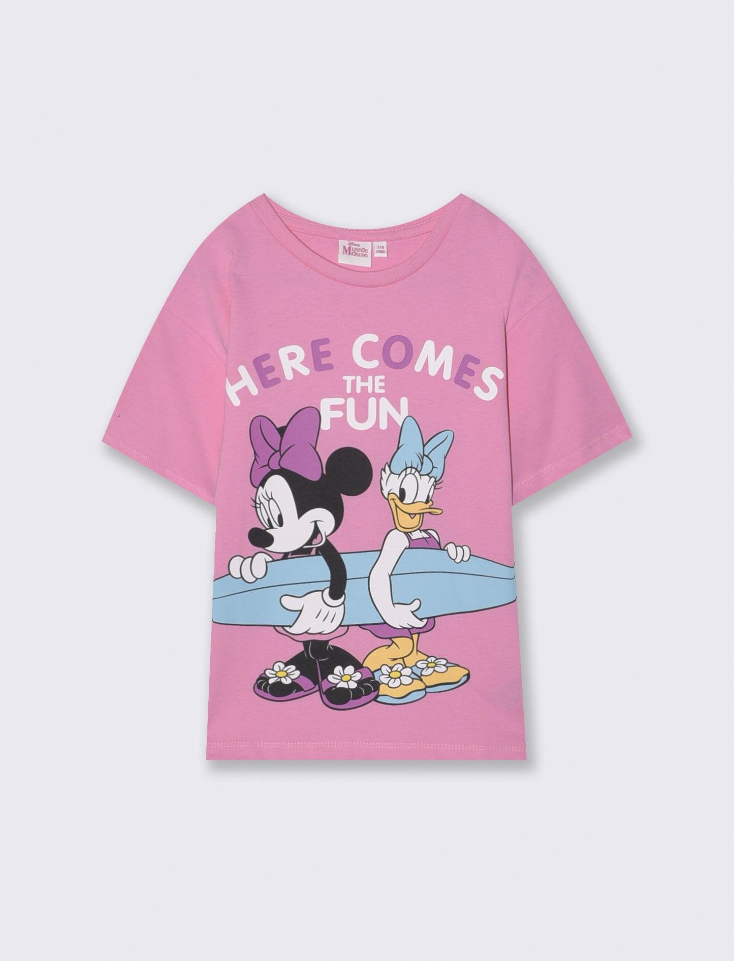 Disney Minnie and Friends Cotton T-Shirt - Pink