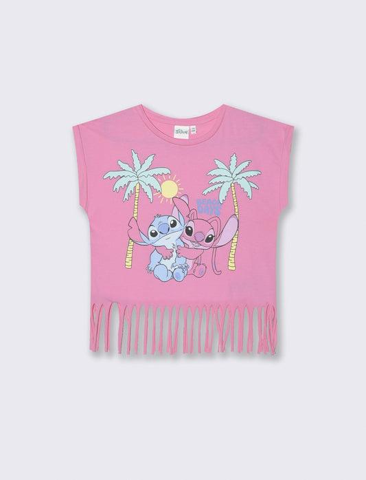 Disney Stitch T-shirt: 3 unique styles - Pink