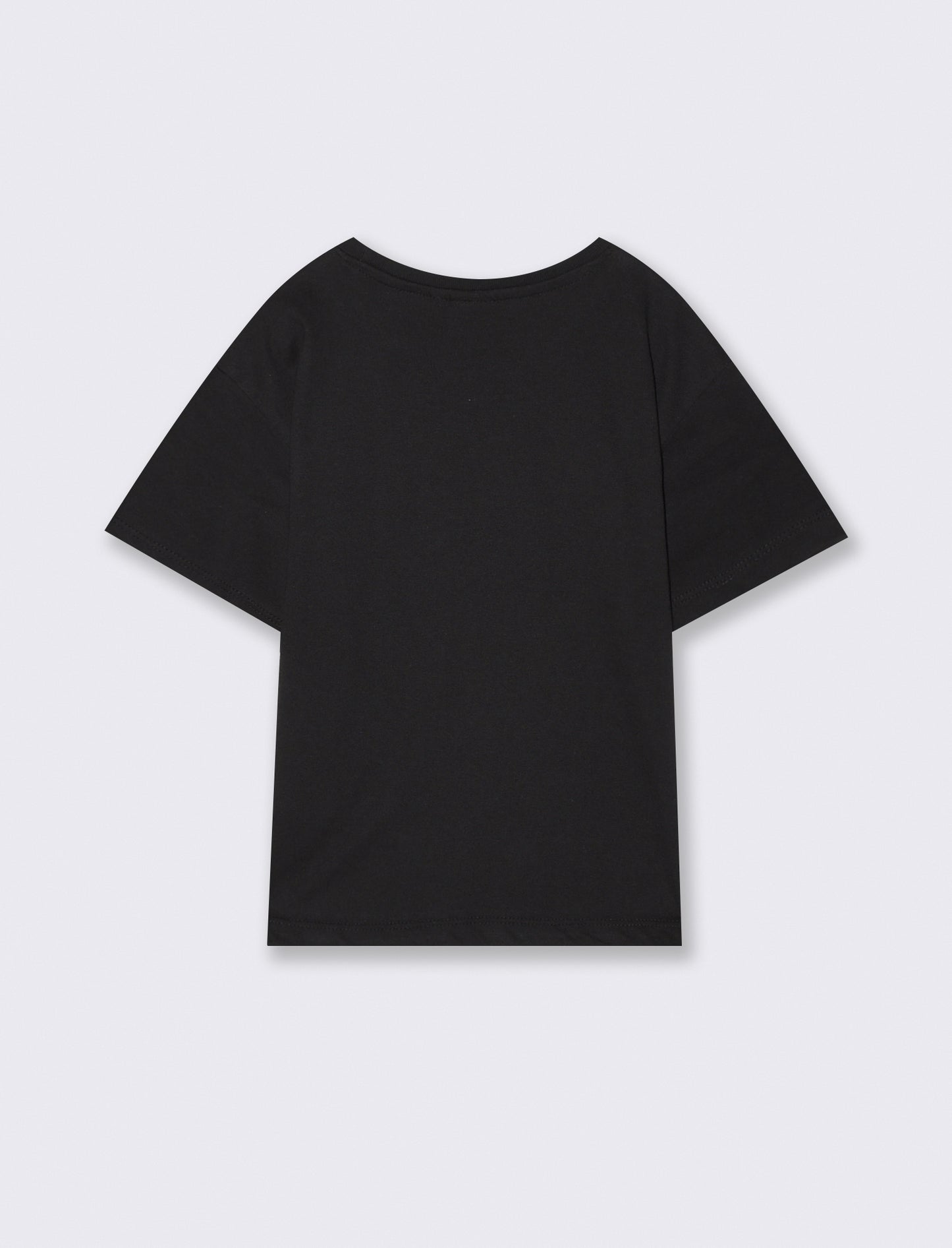 T-shirt mezza manica Hello Kitty e amici - Nero