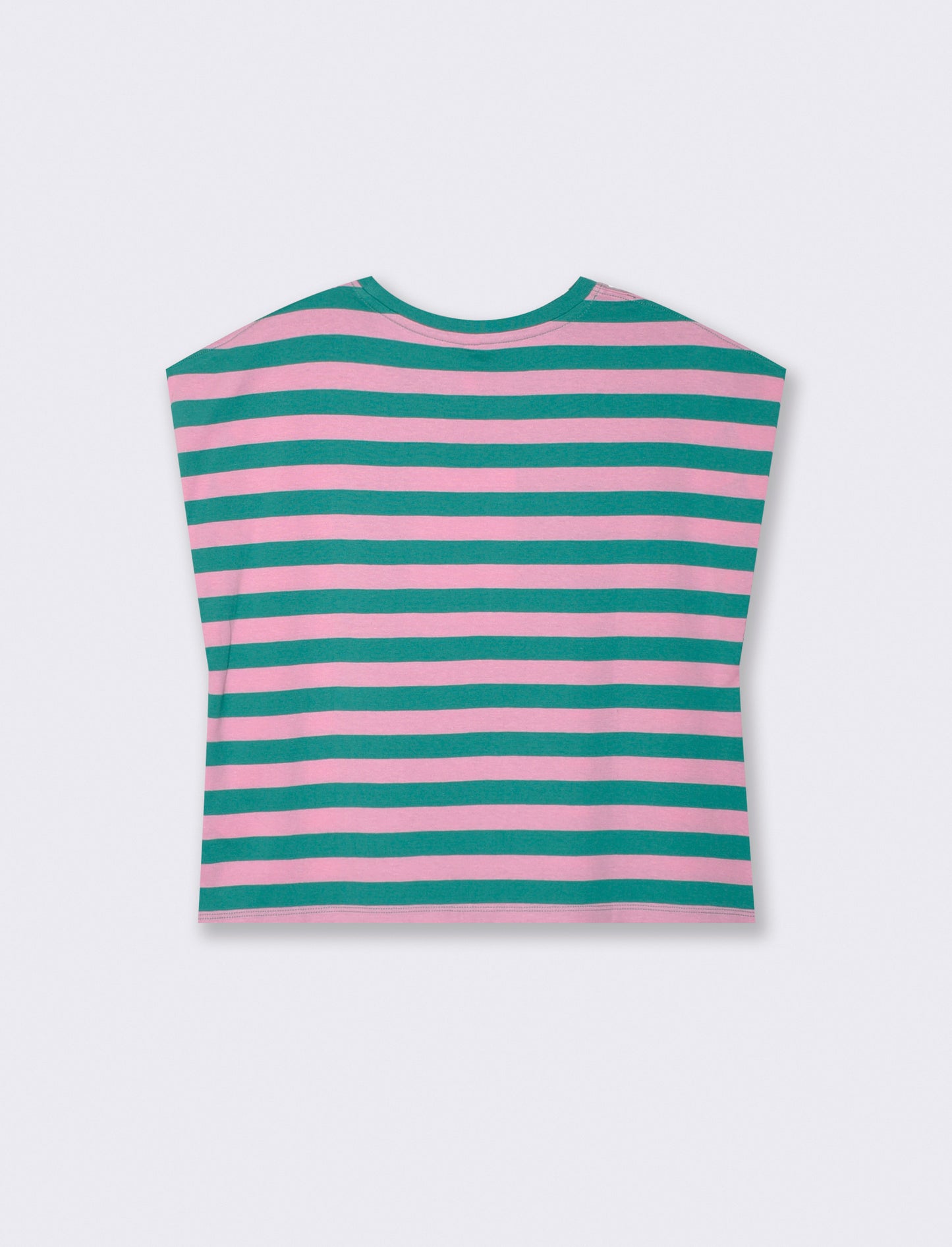 T-shirt in cotone girocollo manica a T - var 1