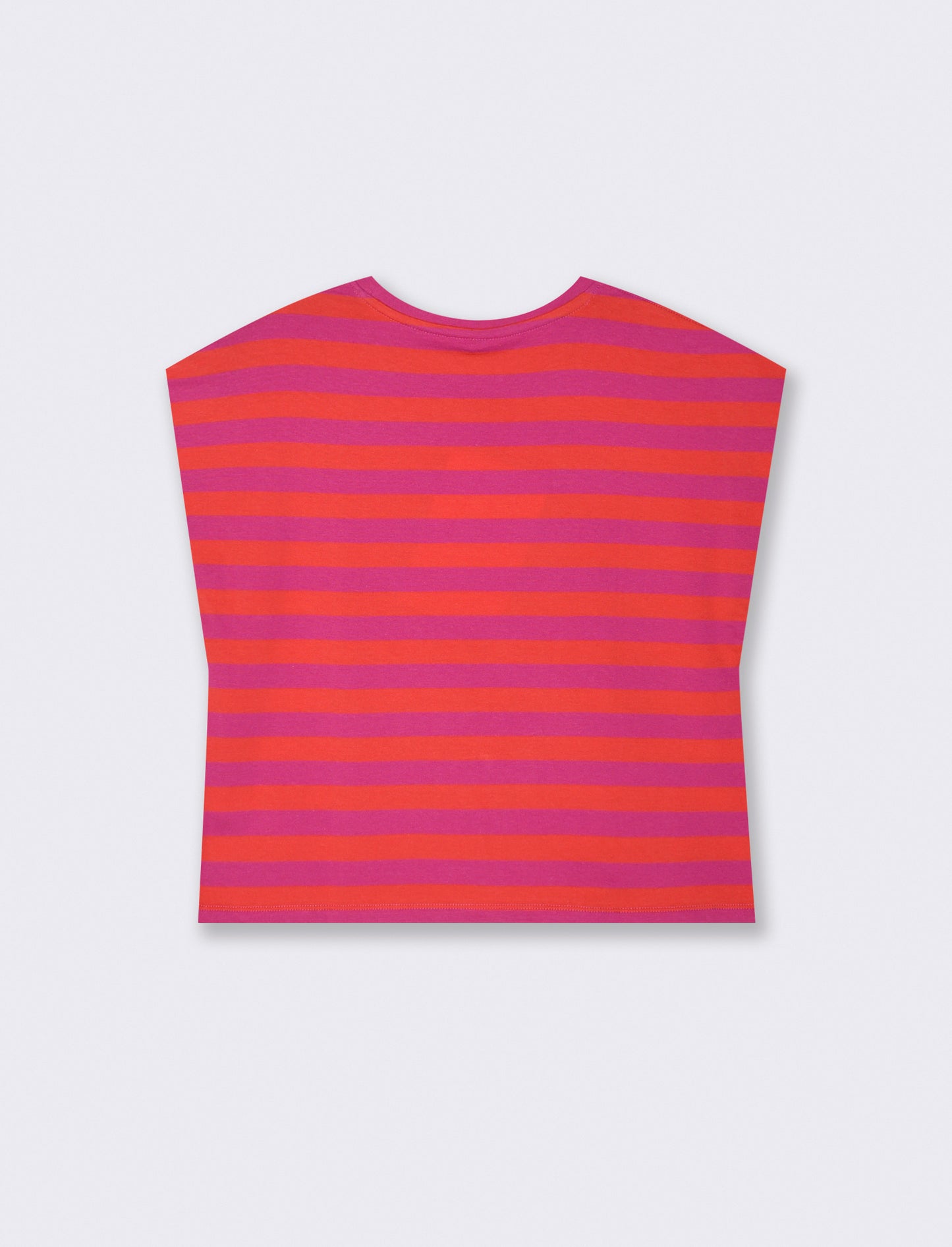 T-shirt in cotone girocollo manica a T - var 2