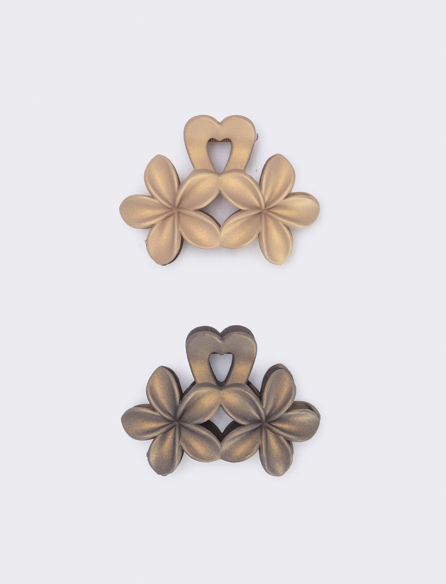 Set 2 pinze doppio frangipane in italiano - Bronzo