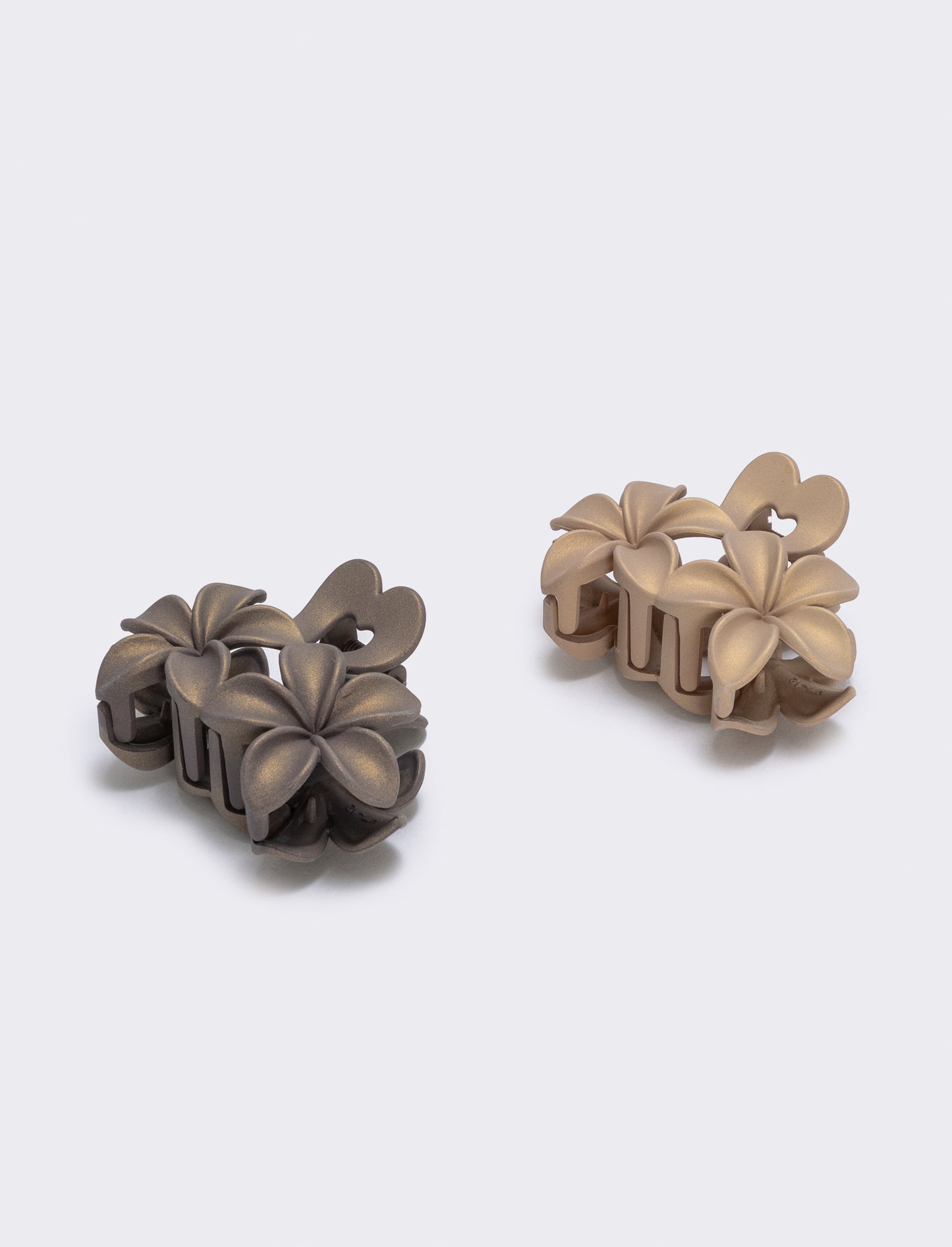 Set 2 pinze doppio frangipane in italiano - Bronzo