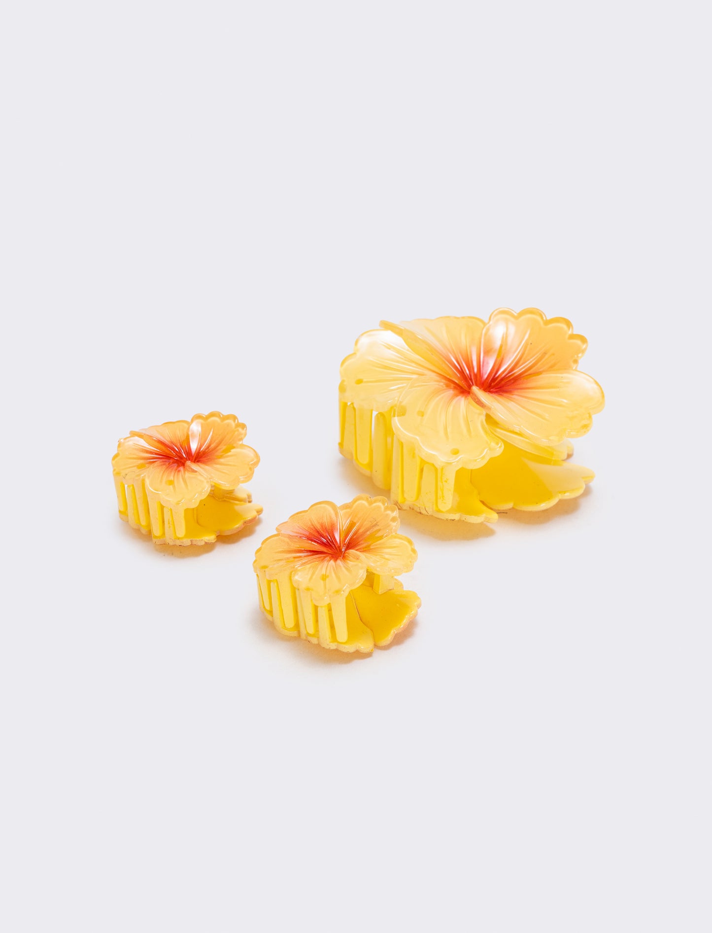 Set di 3 Pinze Ibiscus - Giallo