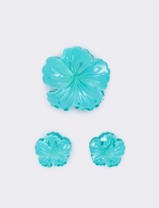 Set di 3 Pinze Ibiscus - Verde