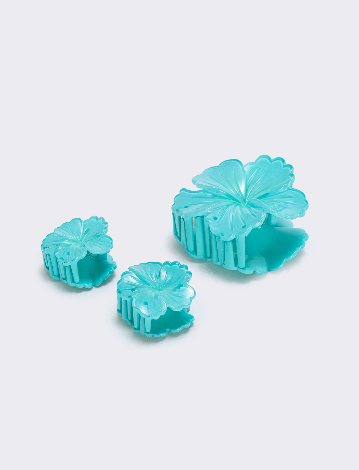 Set of 3 Hibiscus Tongs - Green