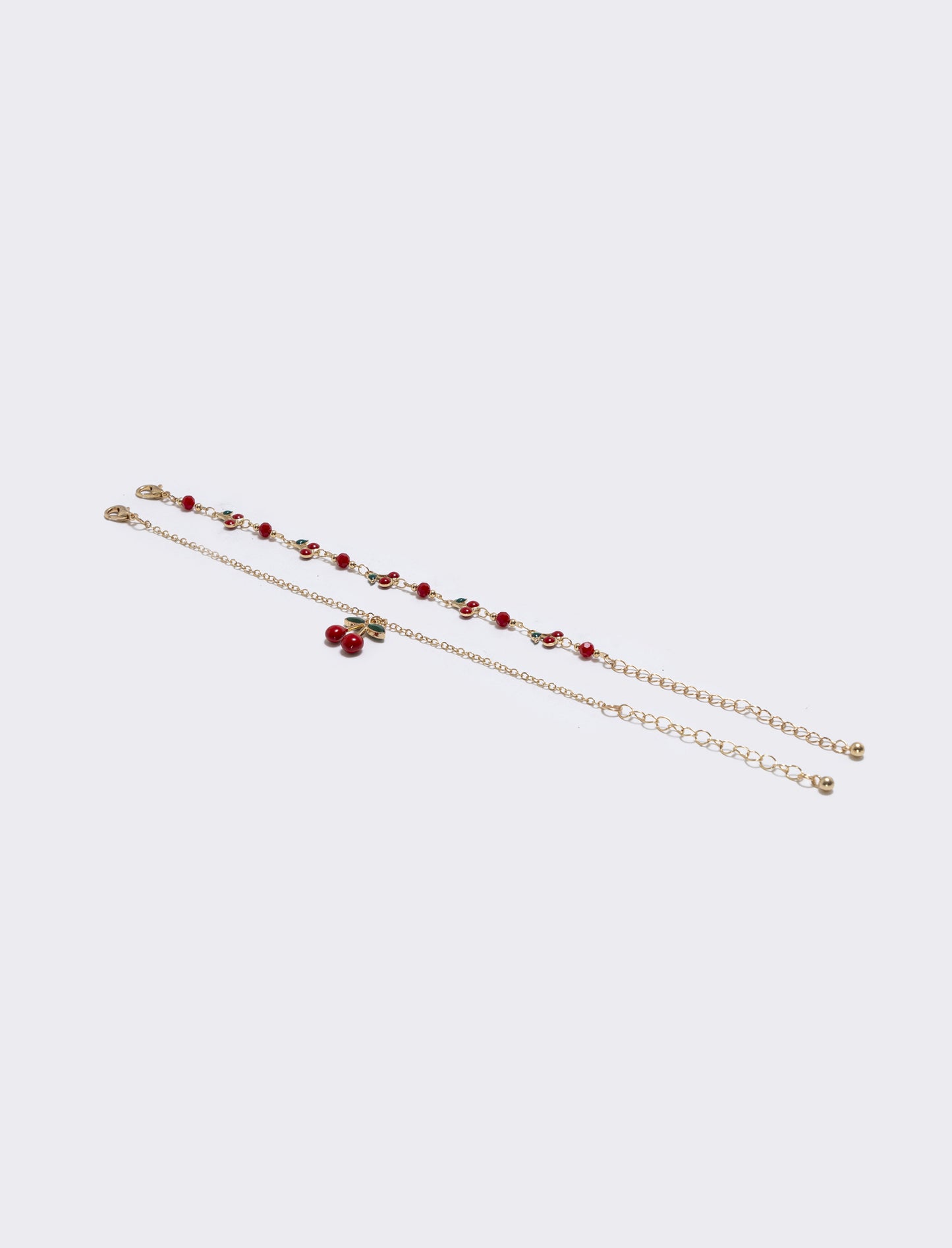 Bracciali Ciliegie: Set 2 Pz - Oro