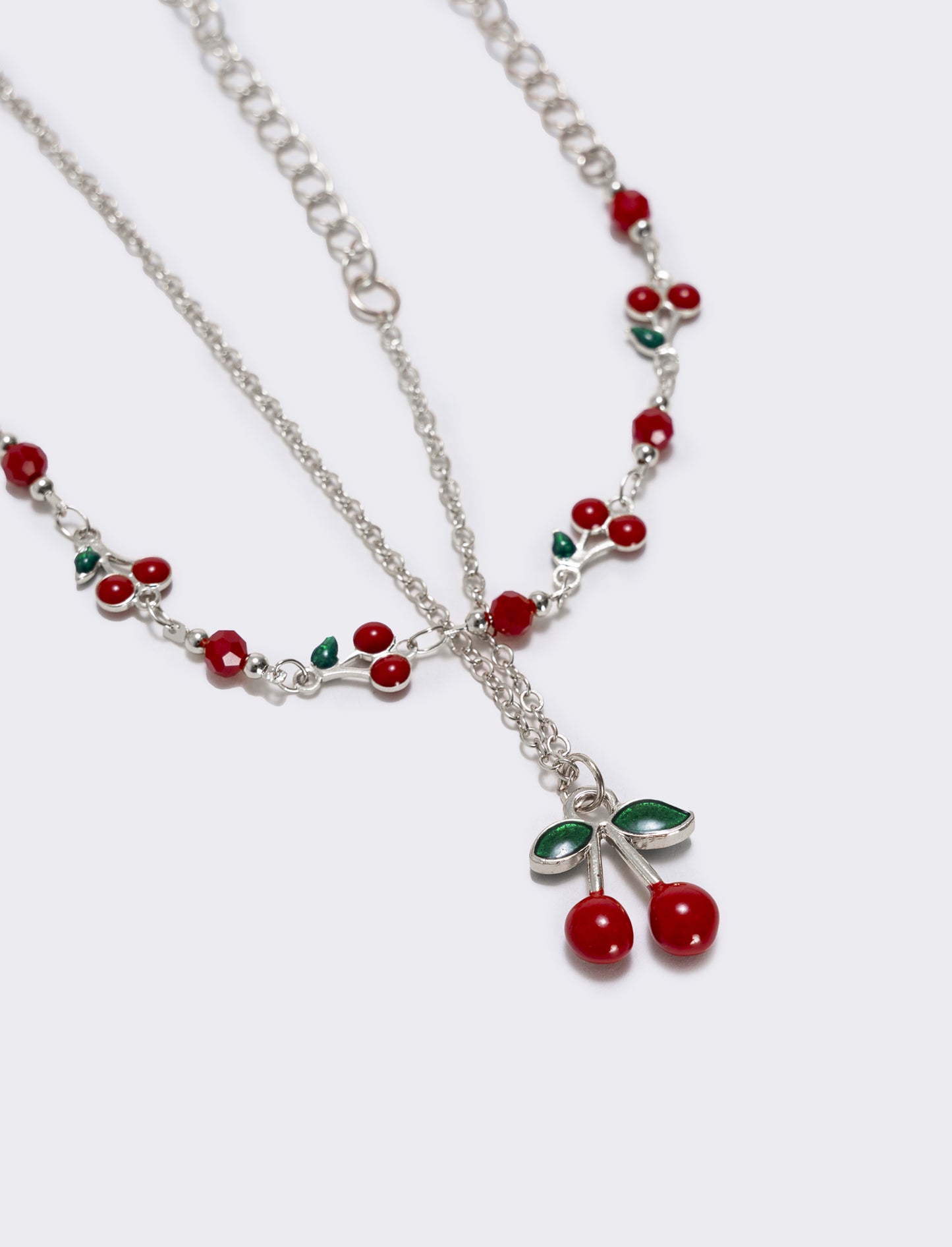 Bracciali Ciliegie: Set 2 Pz - Argento