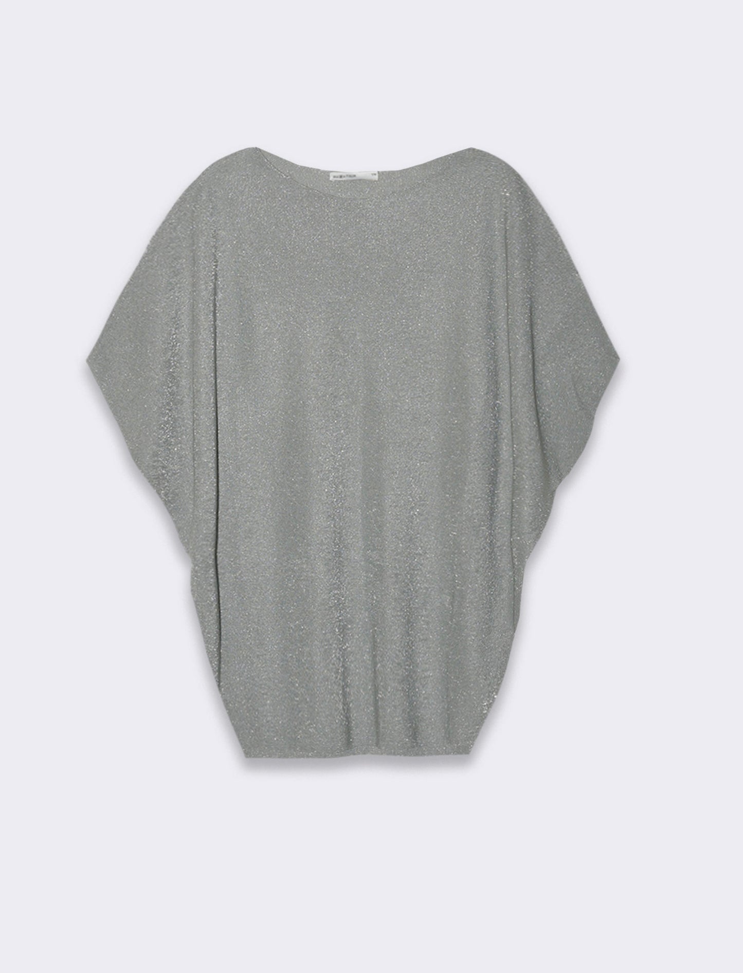 Maglia scollo a barca da donna - Grigio mel.