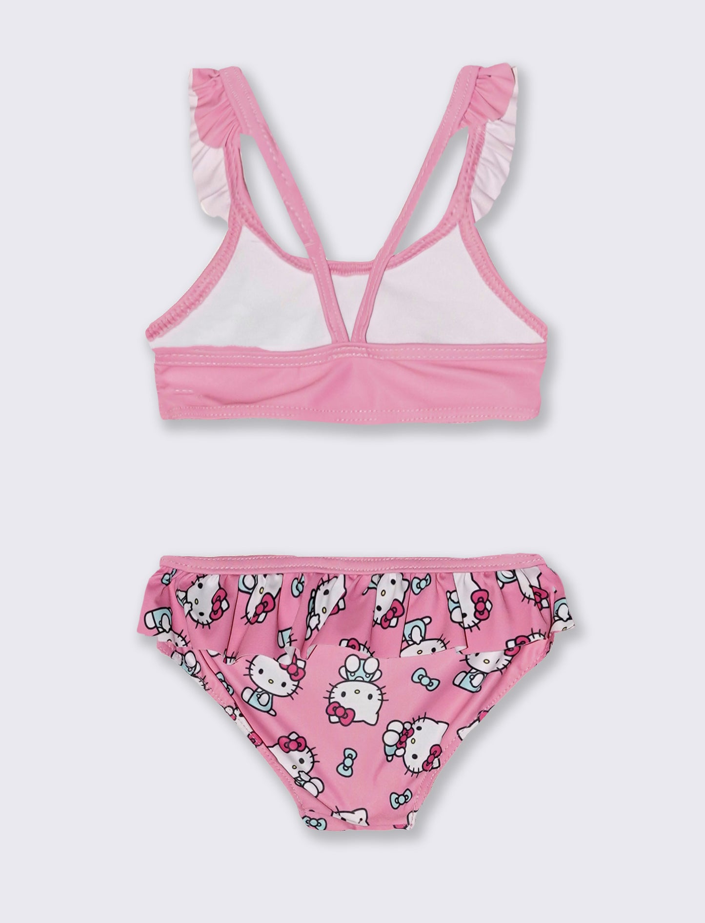 Costume Hello Kitty due pezzi a fantasia - Fuxia