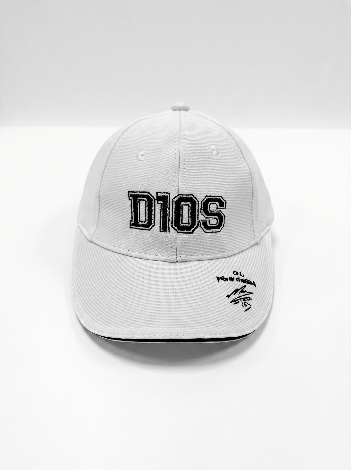 CAPPELLO CON VISIERA DIOS - Bianco-blu