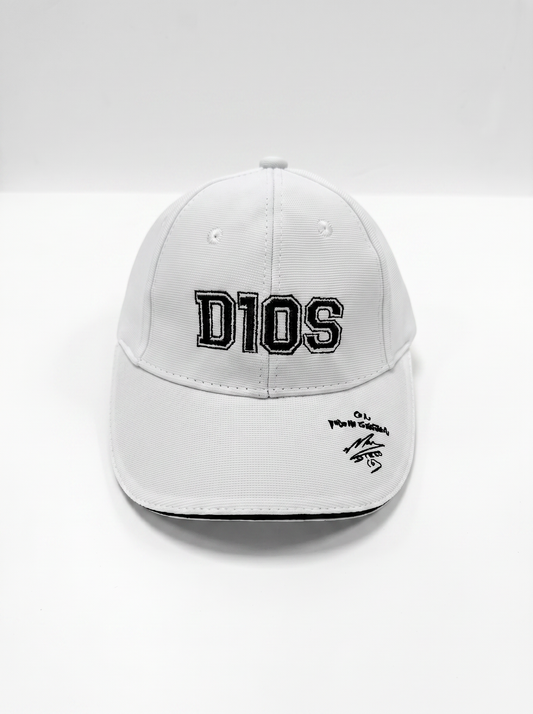 CAPPELLO CON VISIERA DIOS - Bianco-blu