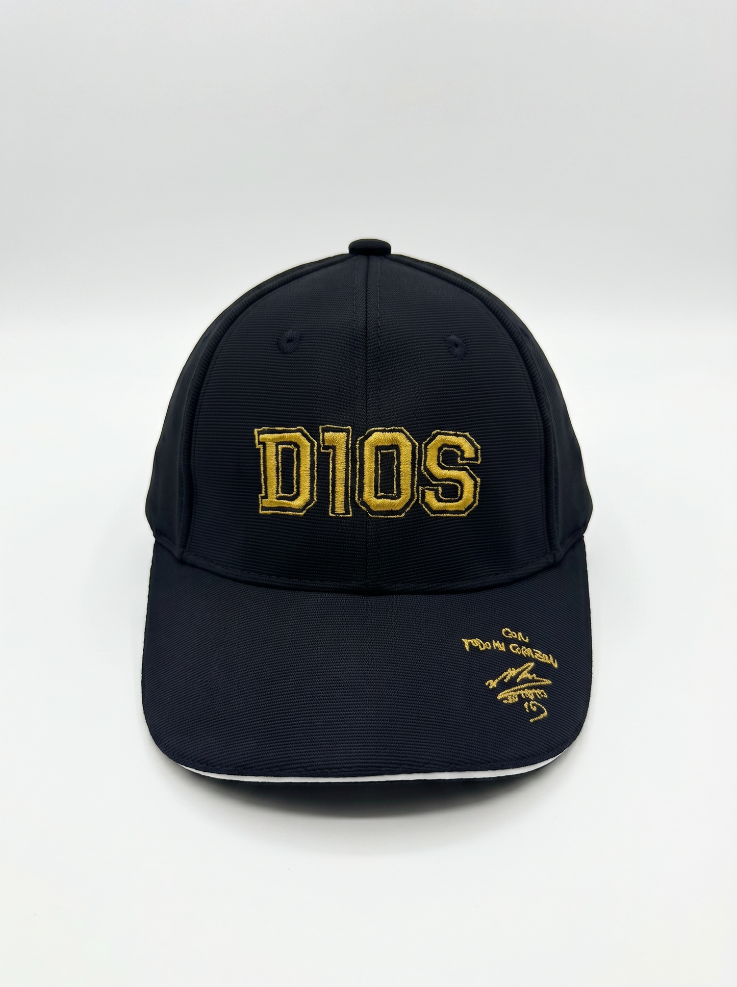 CAPPELLO CON VISIERA DIOS - Blu-giallo