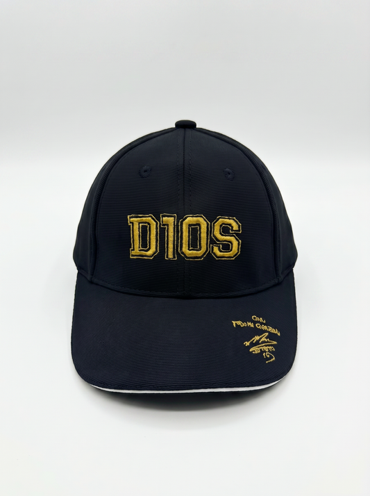 CAPPELLO CON VISIERA DIOS - Blu-giallo