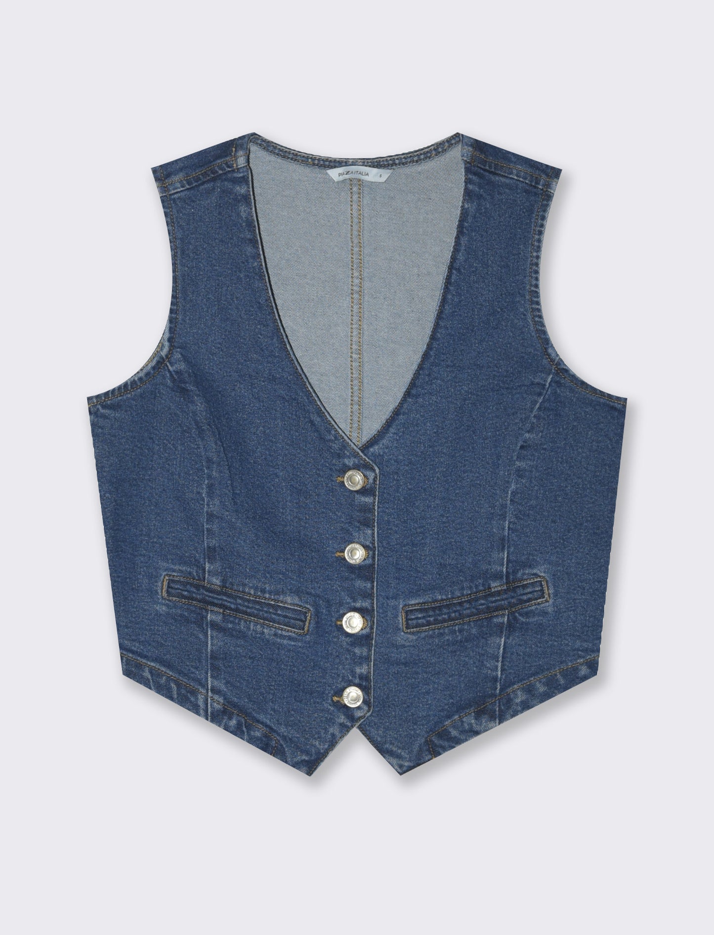Gilet in denim da donna - Denim