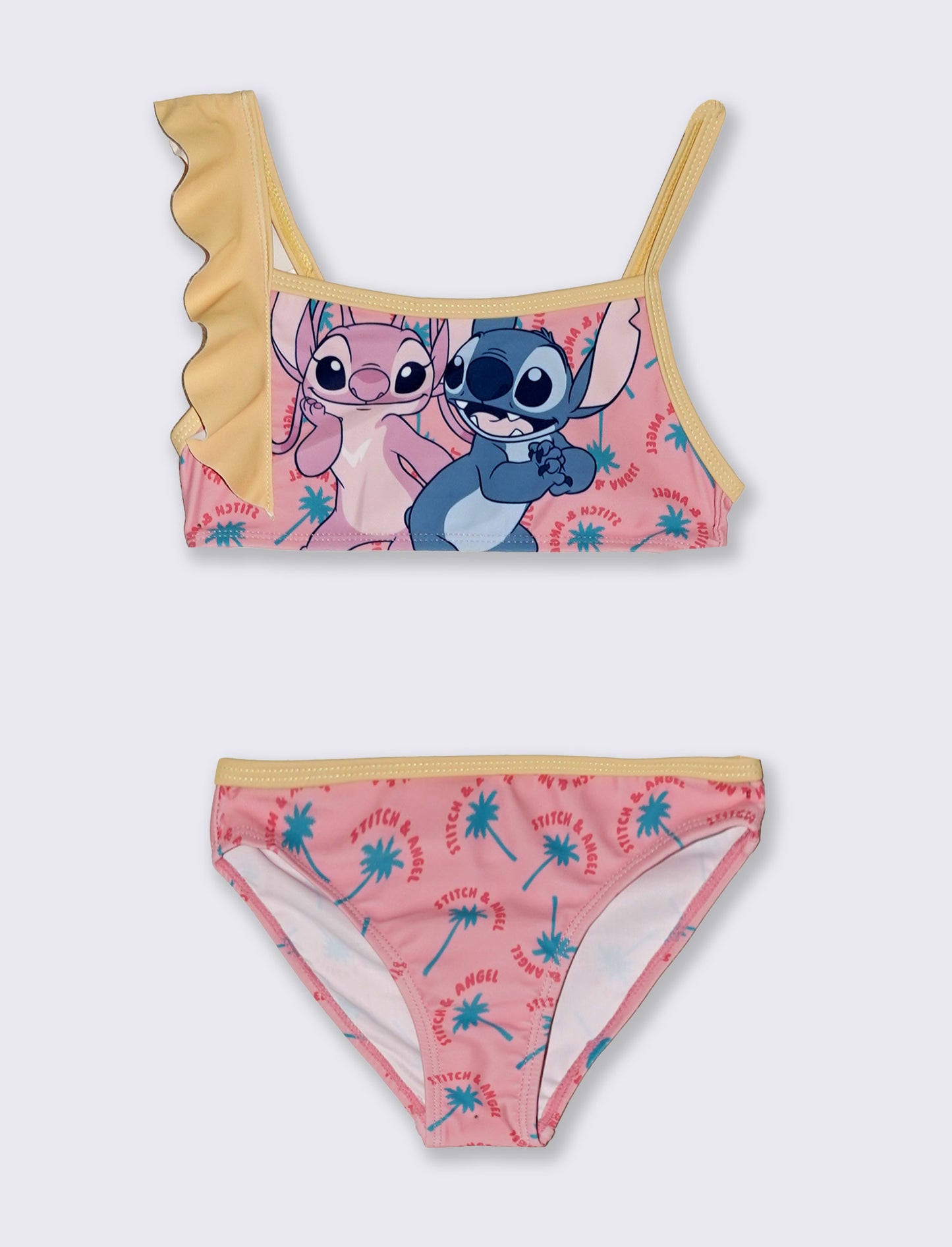 Disney 2 Piece Swimsuit for Girls - Yellow