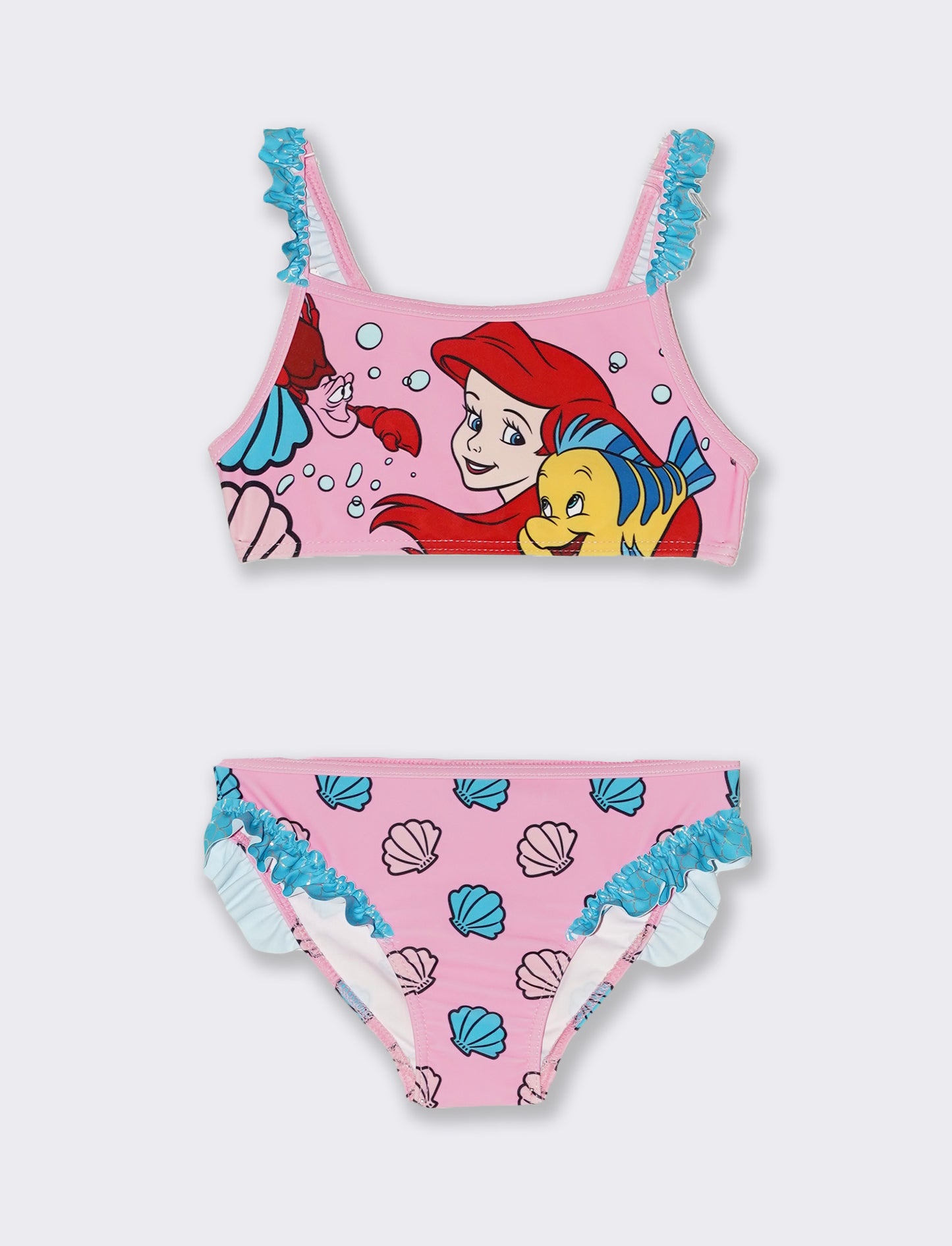 Mermaid Two-Piece Costume for Girls - Pink