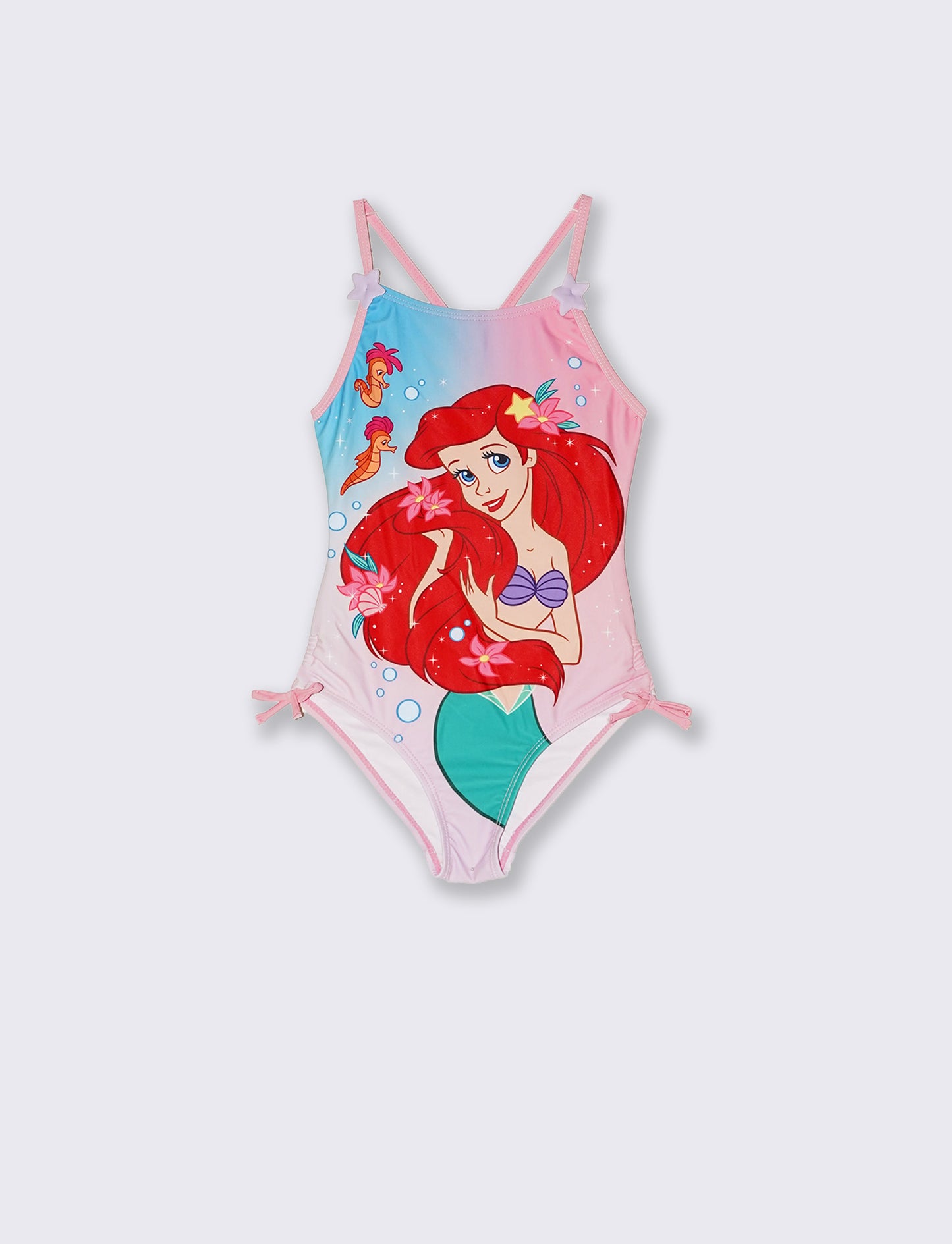One-Piece Mermaid Costume for Girls - Pink