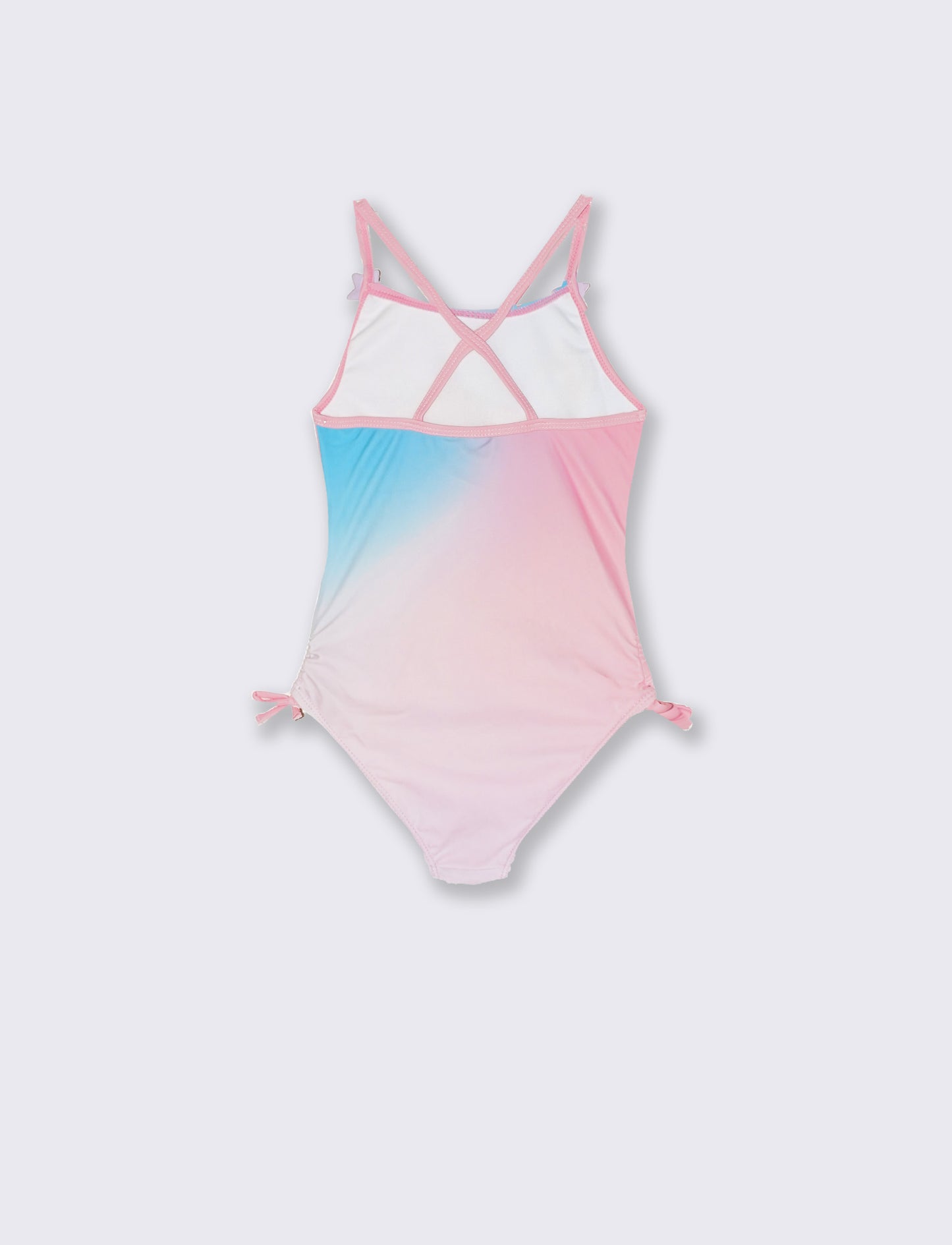 One-Piece Mermaid Costume for Girls - Pink