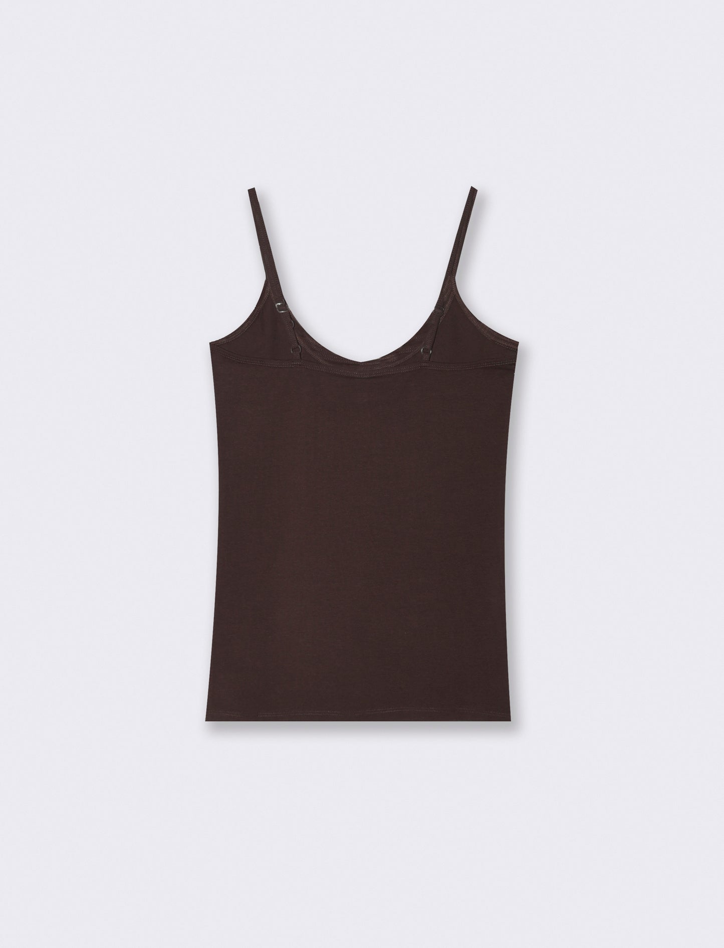 Basic tank top with thin straps - Green