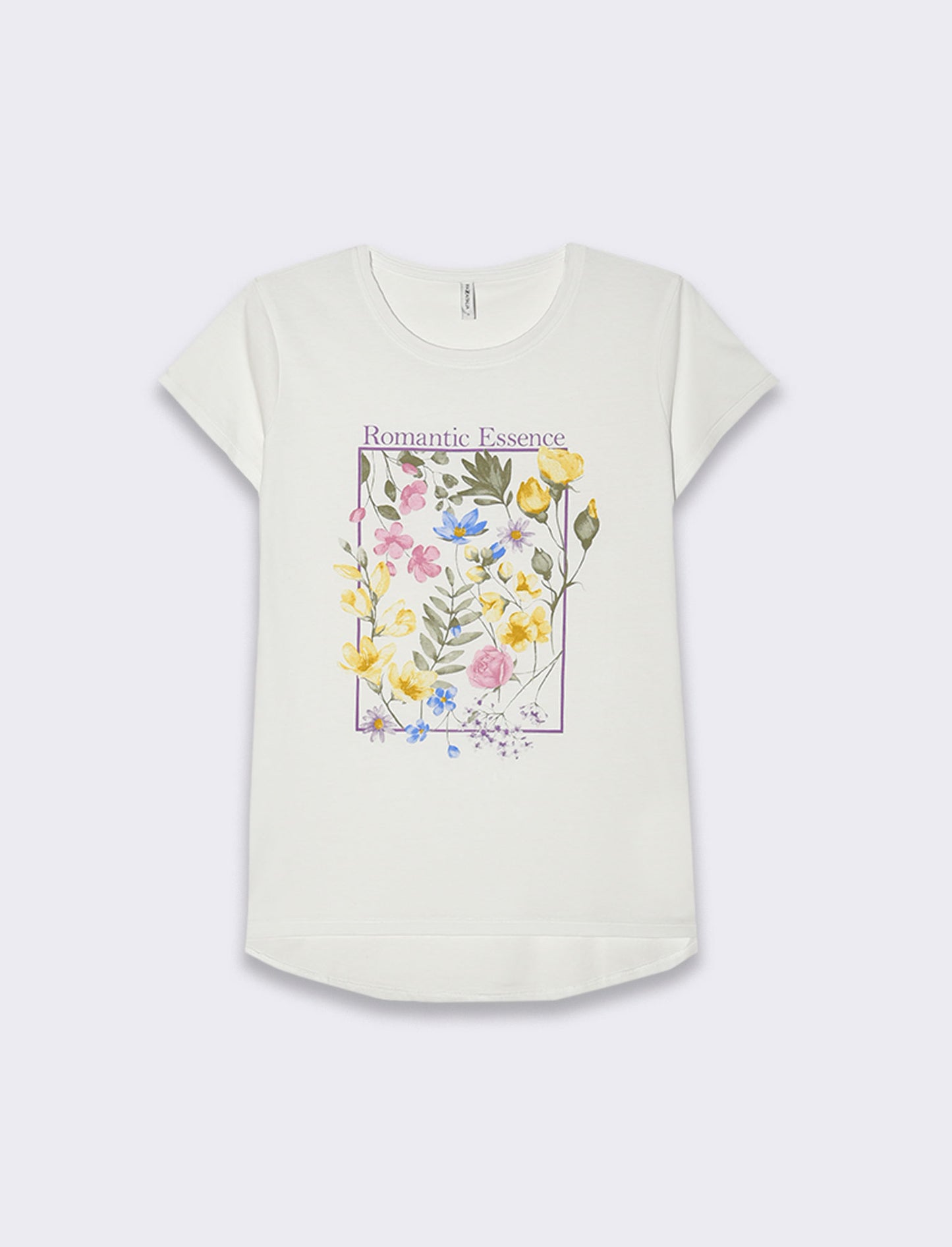 Floral T-shirt for Elegant Women - 