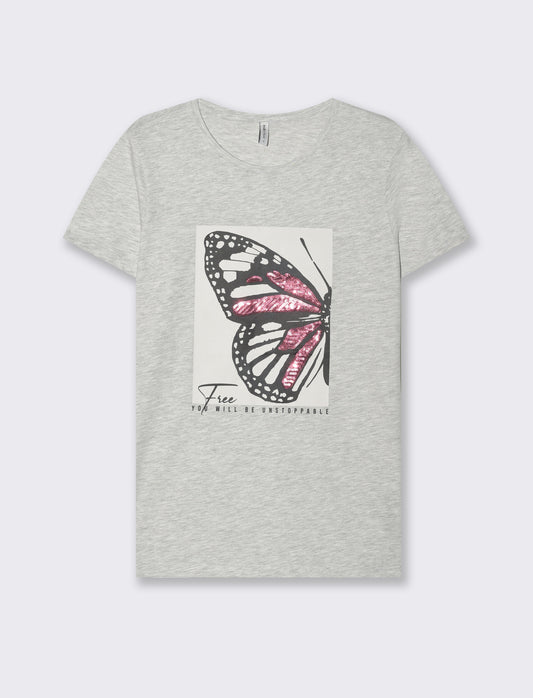 T-shirt mezza manica con stampe - var 3