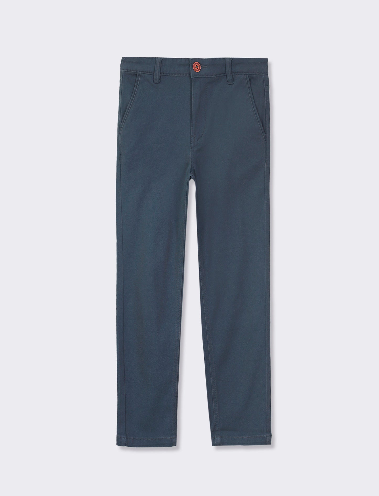 Pantaloni in misto cotone - Blu