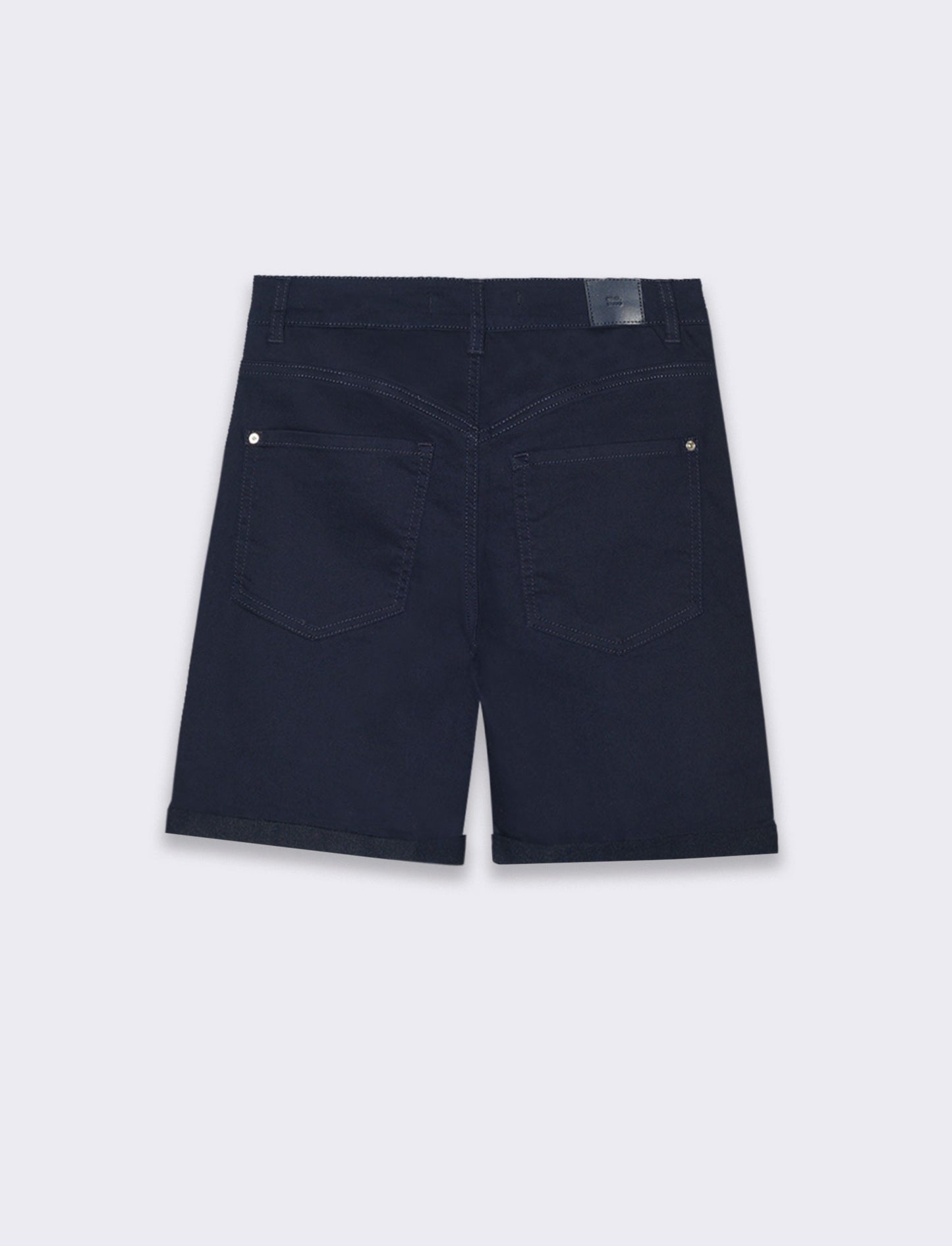 Bermuda in denim da donna - Blu