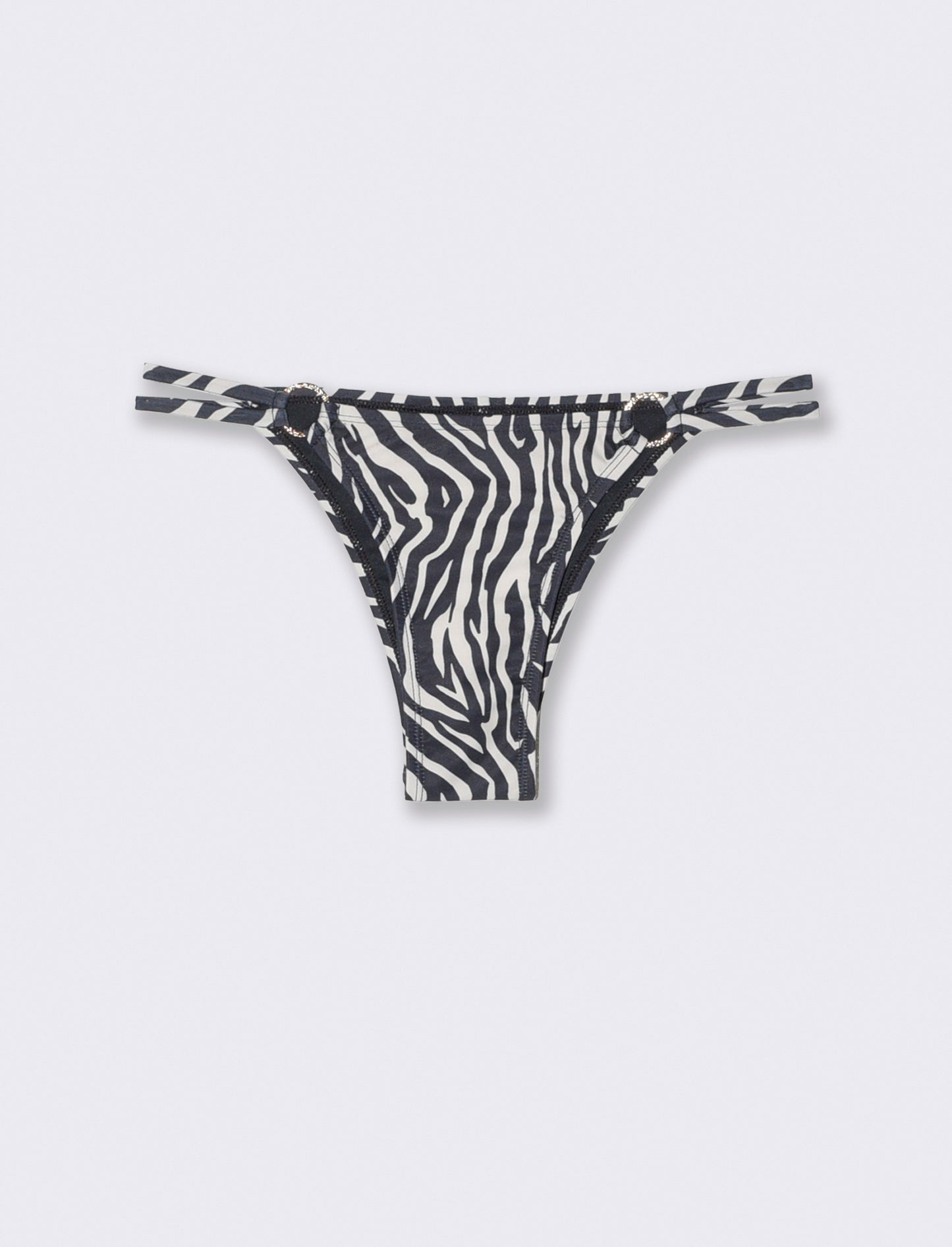 Slip mare con anelli - Zebrato