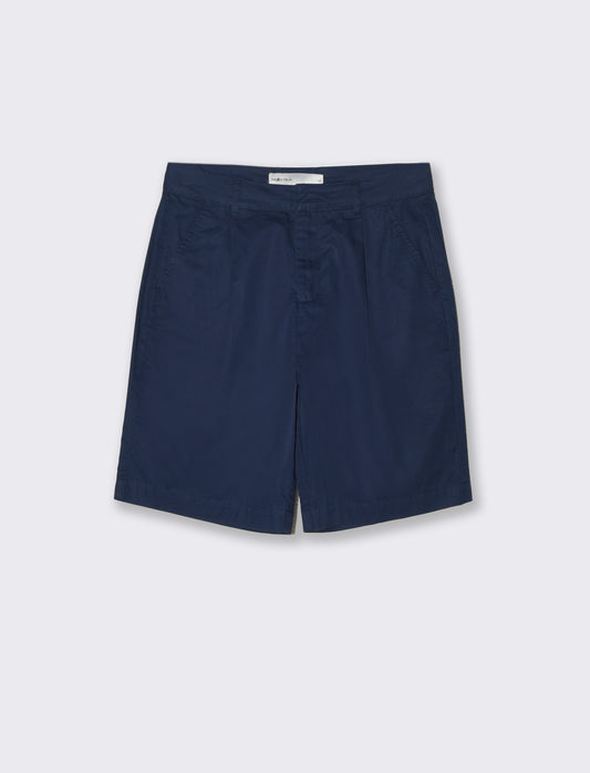 Woman's basic bermuda shorts - Blue