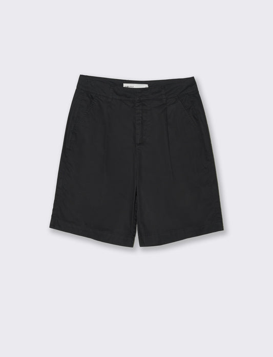 Woman's basic bermuda shorts - Black