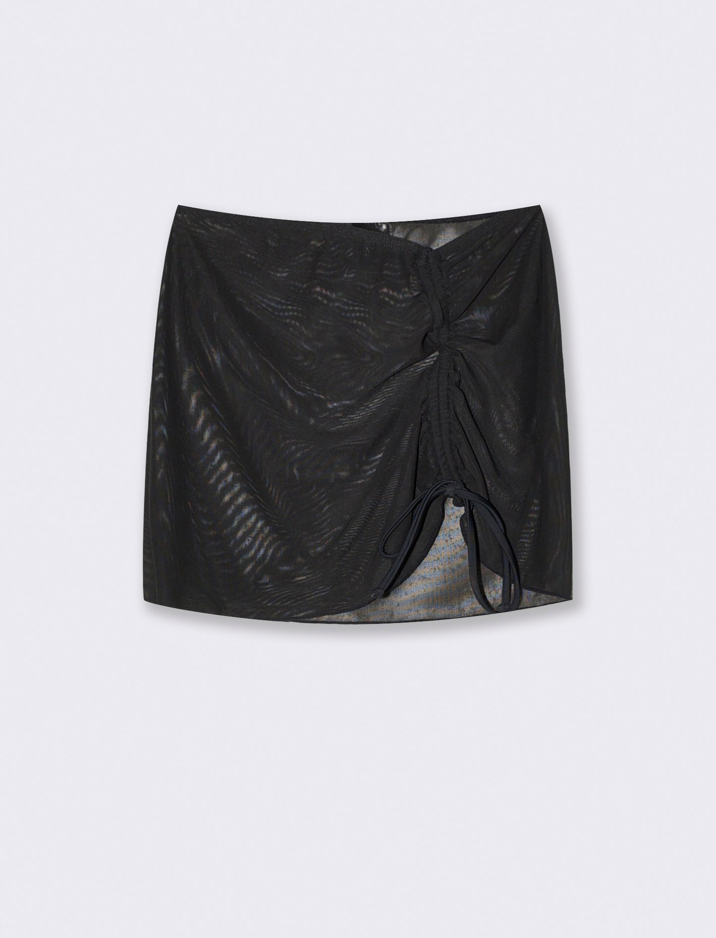 Gonna copricostume in microrete - Nero