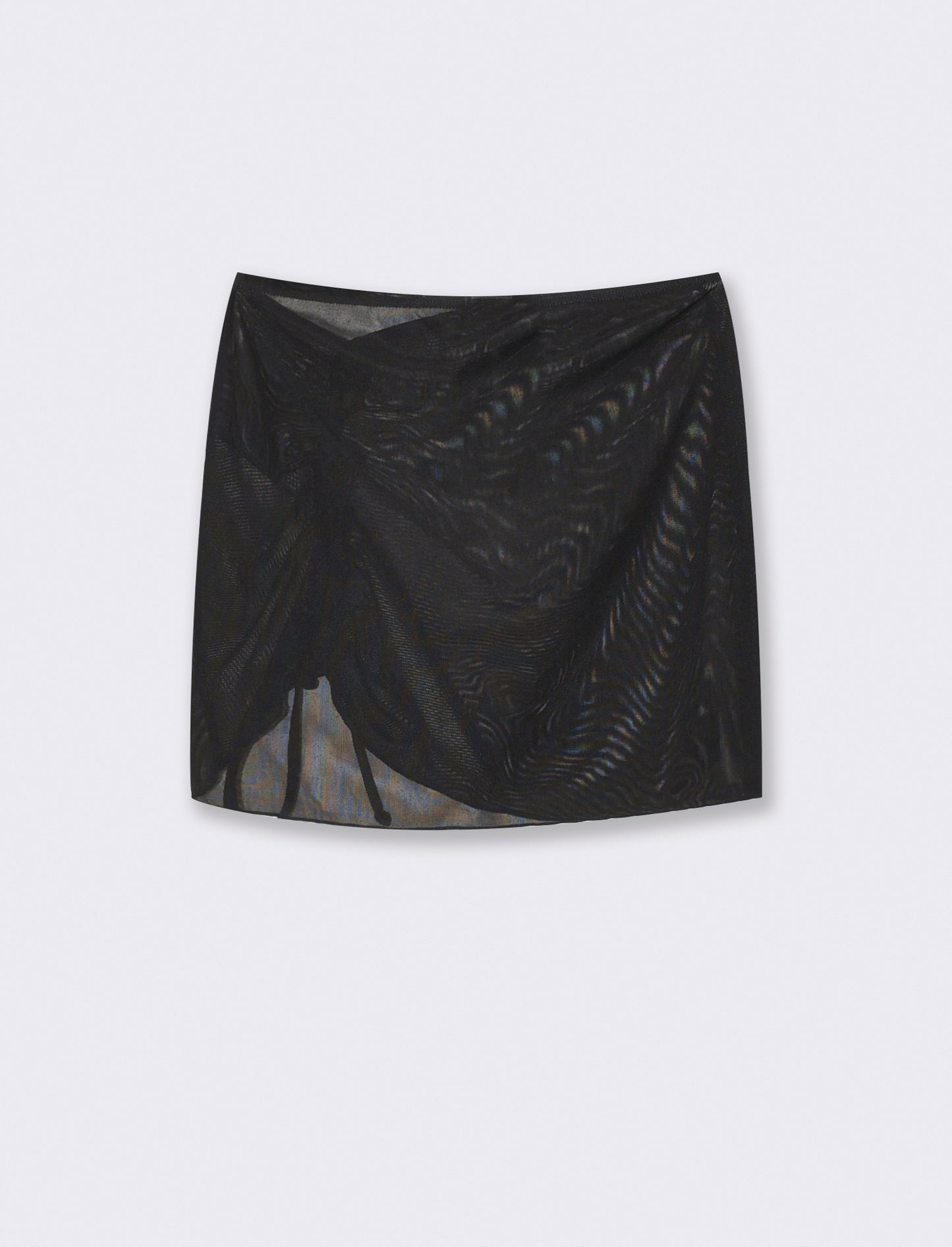 Gonna copricostume in microrete - Nero