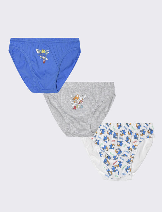 Tris slip bambino varie licenze - Blu