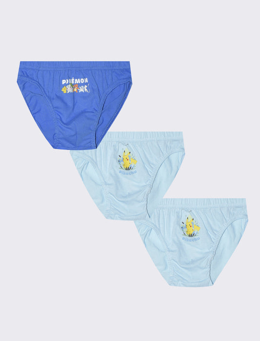 Tris slip bambino varie licenze - Bianco