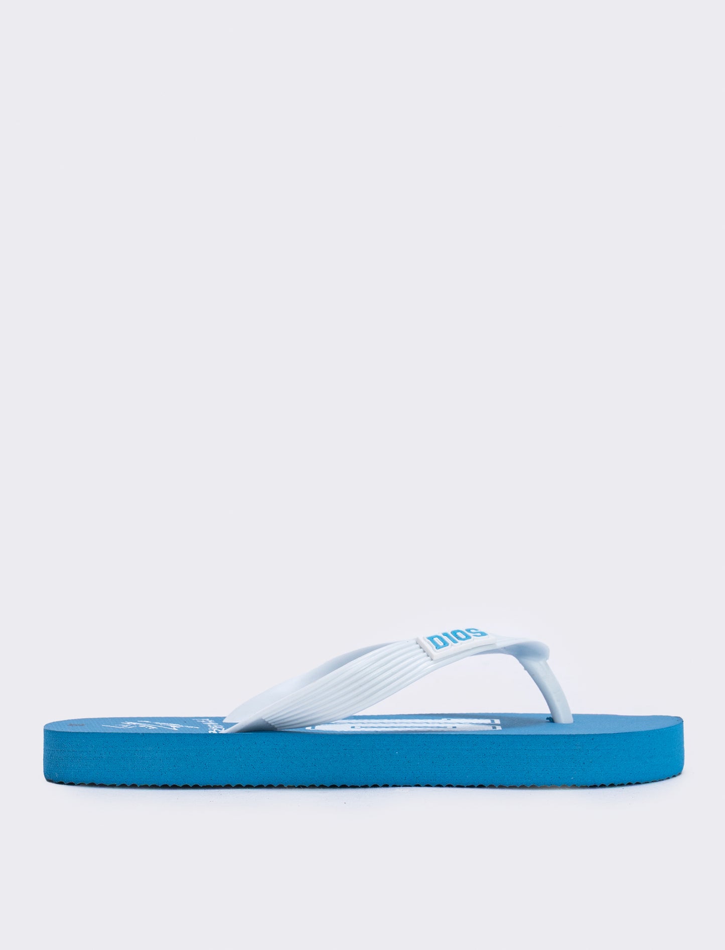 Infradito Azzurre con Stampa Dios - Bianco