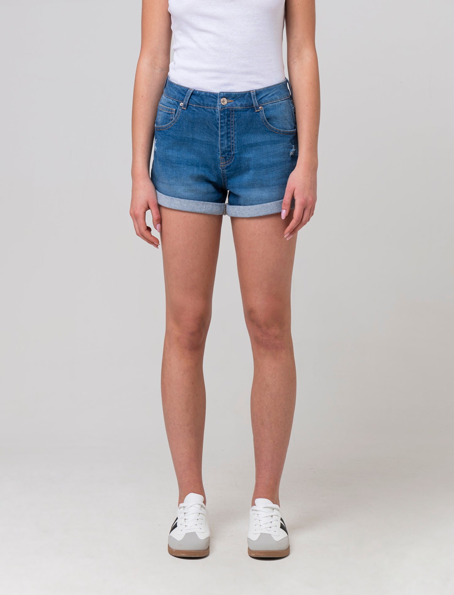 Short in denim da donna - Denim