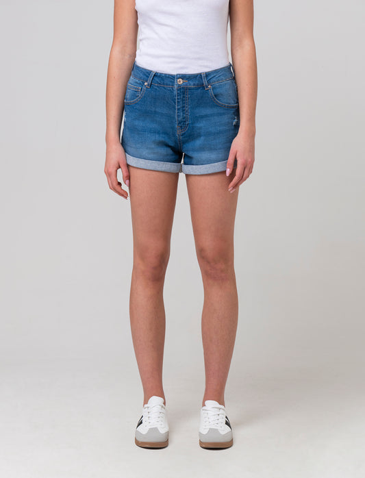 Short in denim da donna - Denim