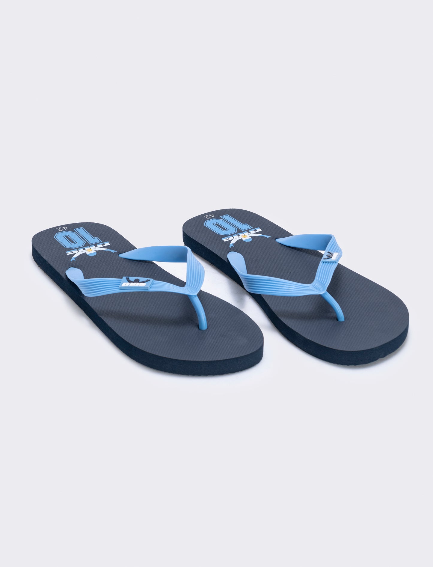 PVC flip-flops with Dios applications - Sky blue