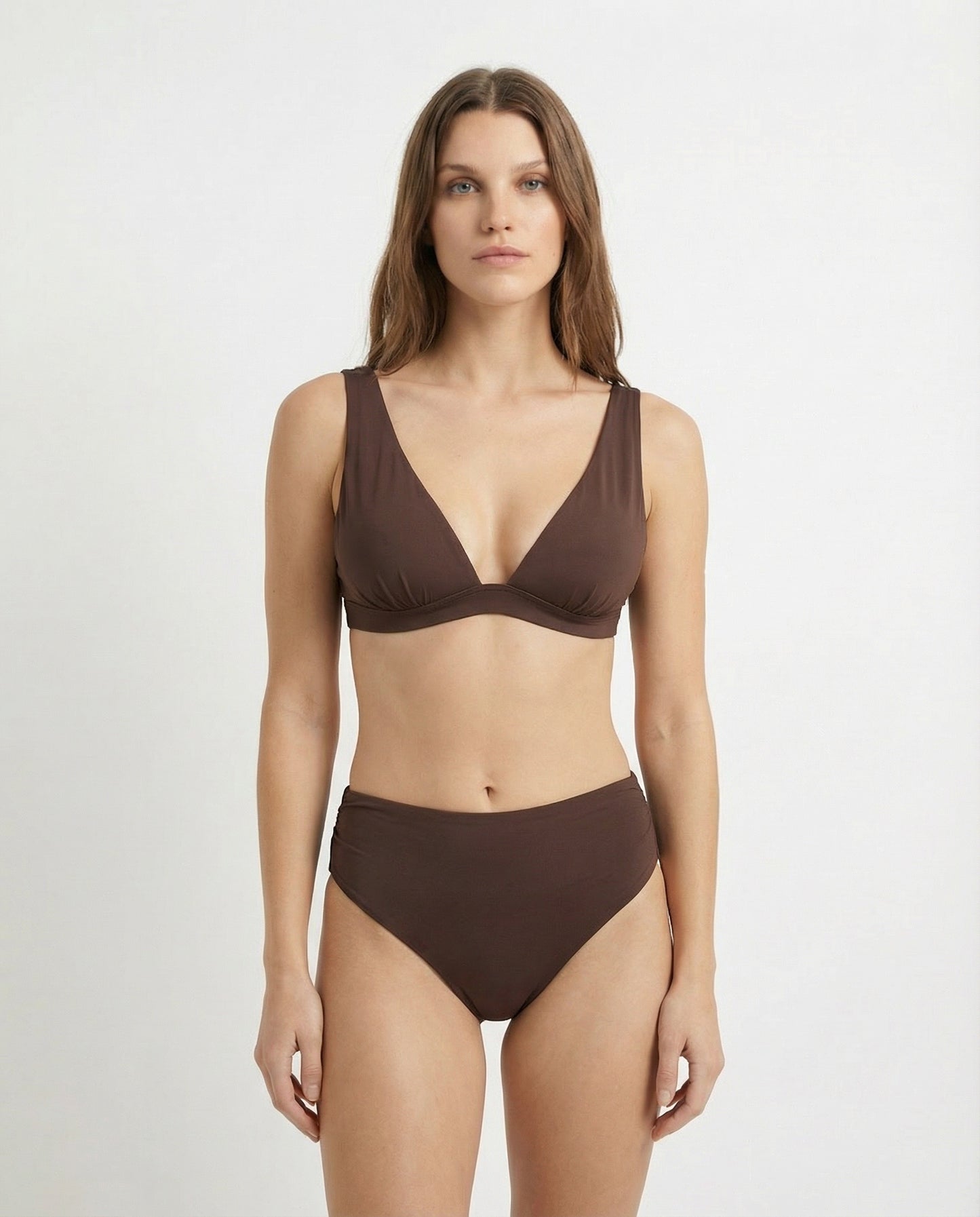 Triangolo mare a vela - Marrone