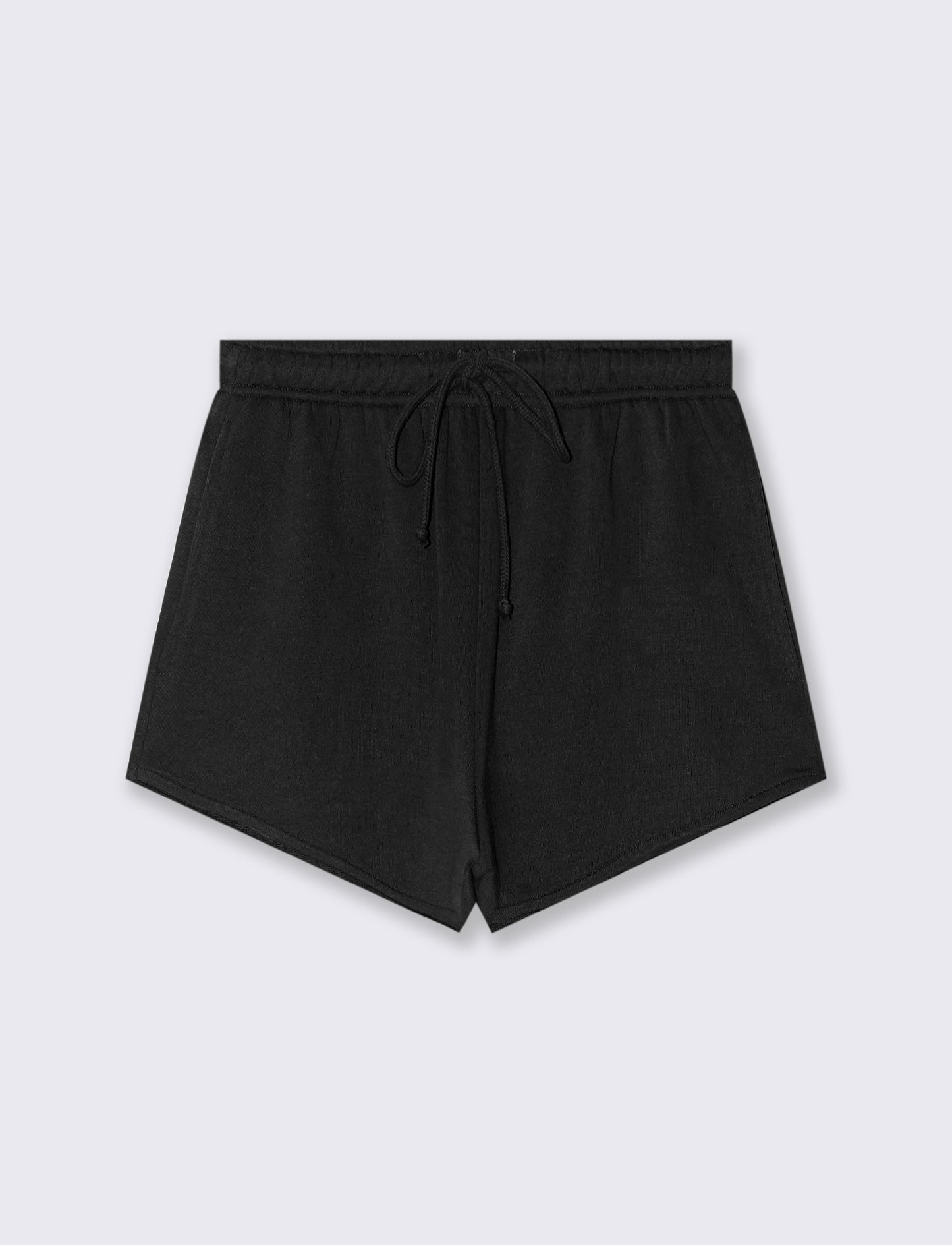 Short con coulisse da donna - Nero