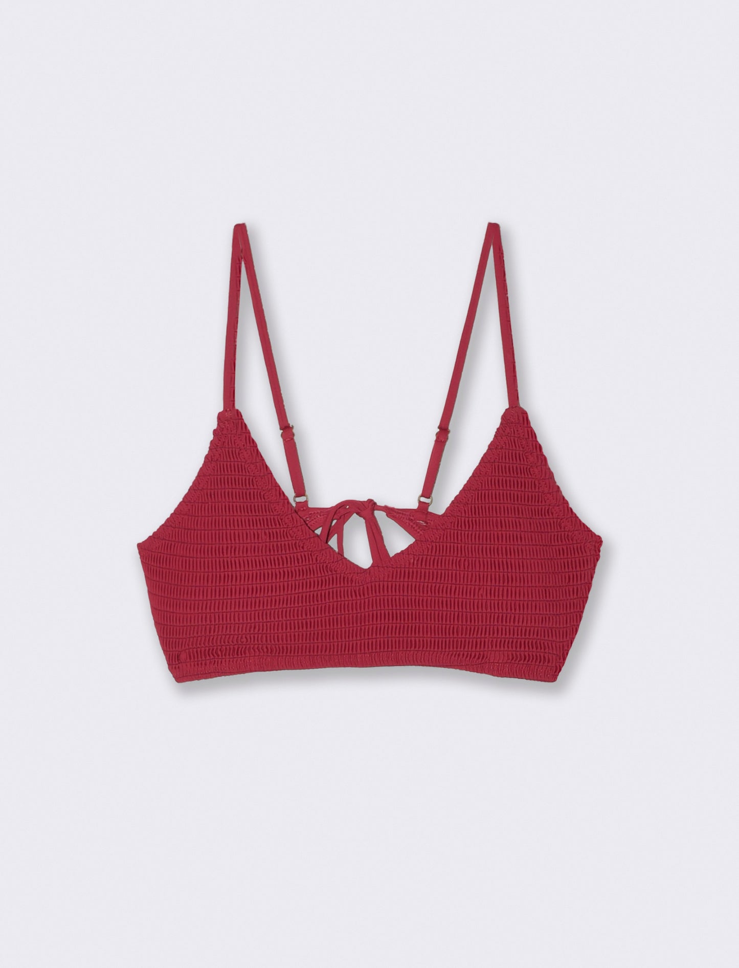 Brassiere mare punto smoke - Rosso