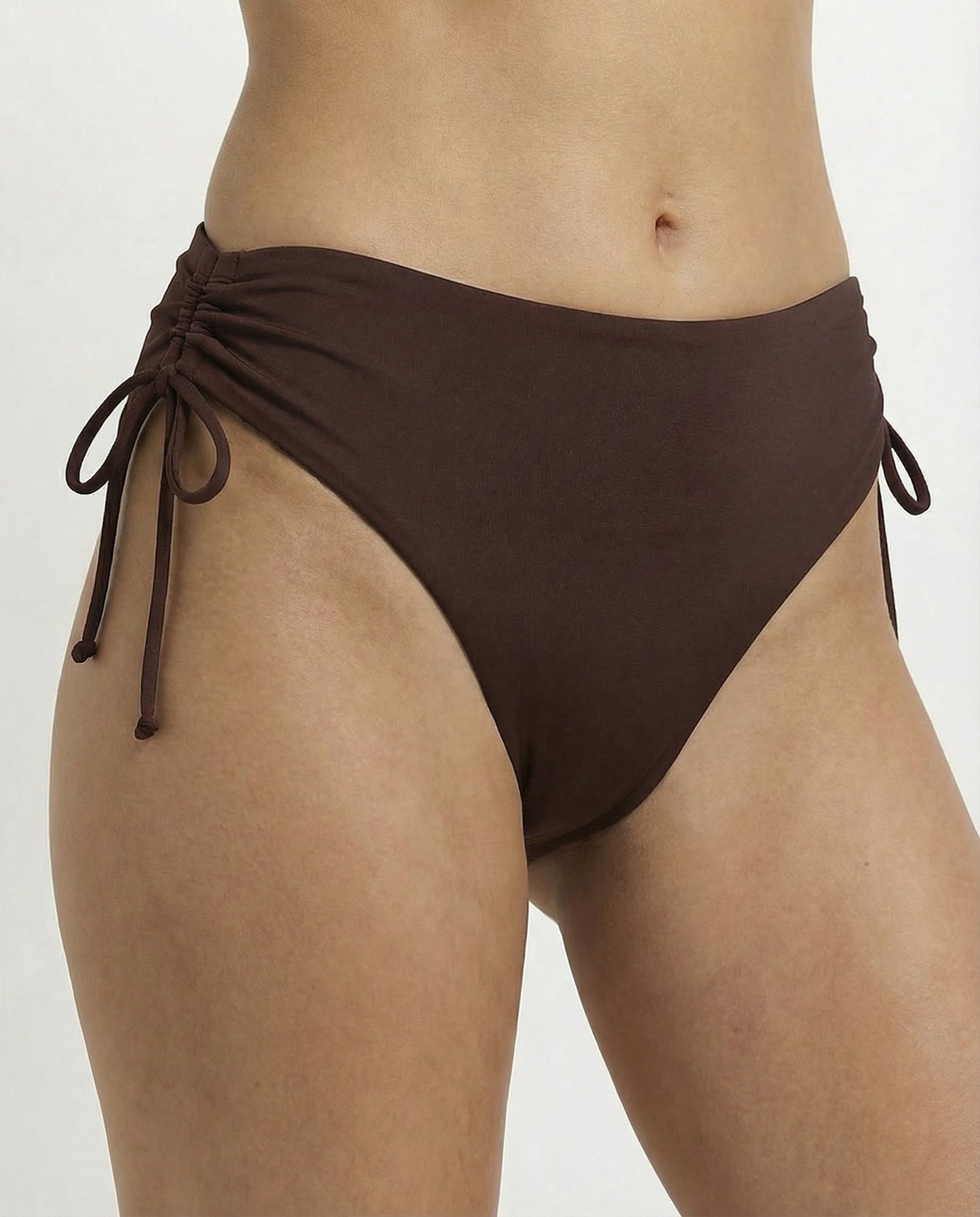 Slip mare regolabile con laccetti - Moro