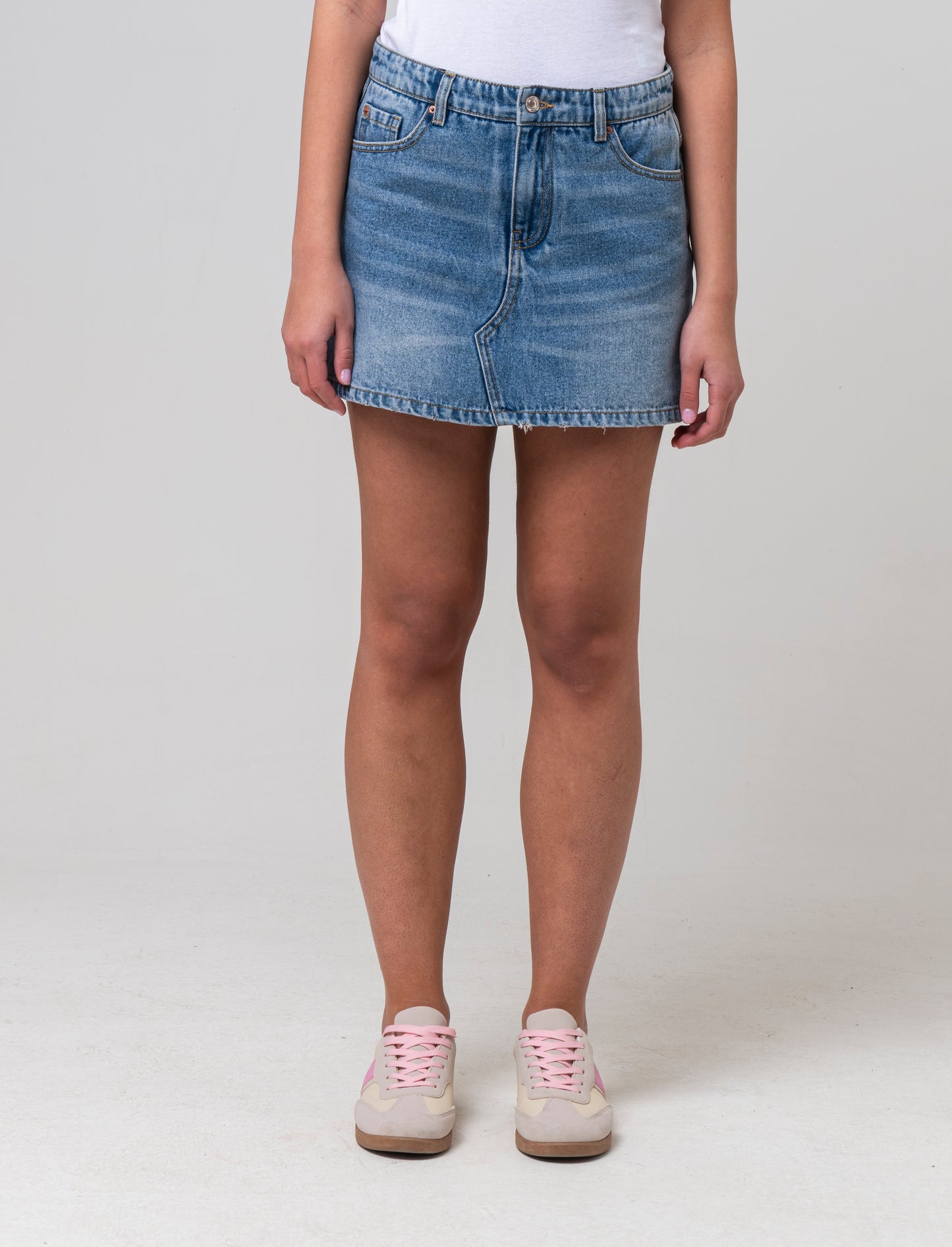 Gonna pantalone in denim da donna - Denim