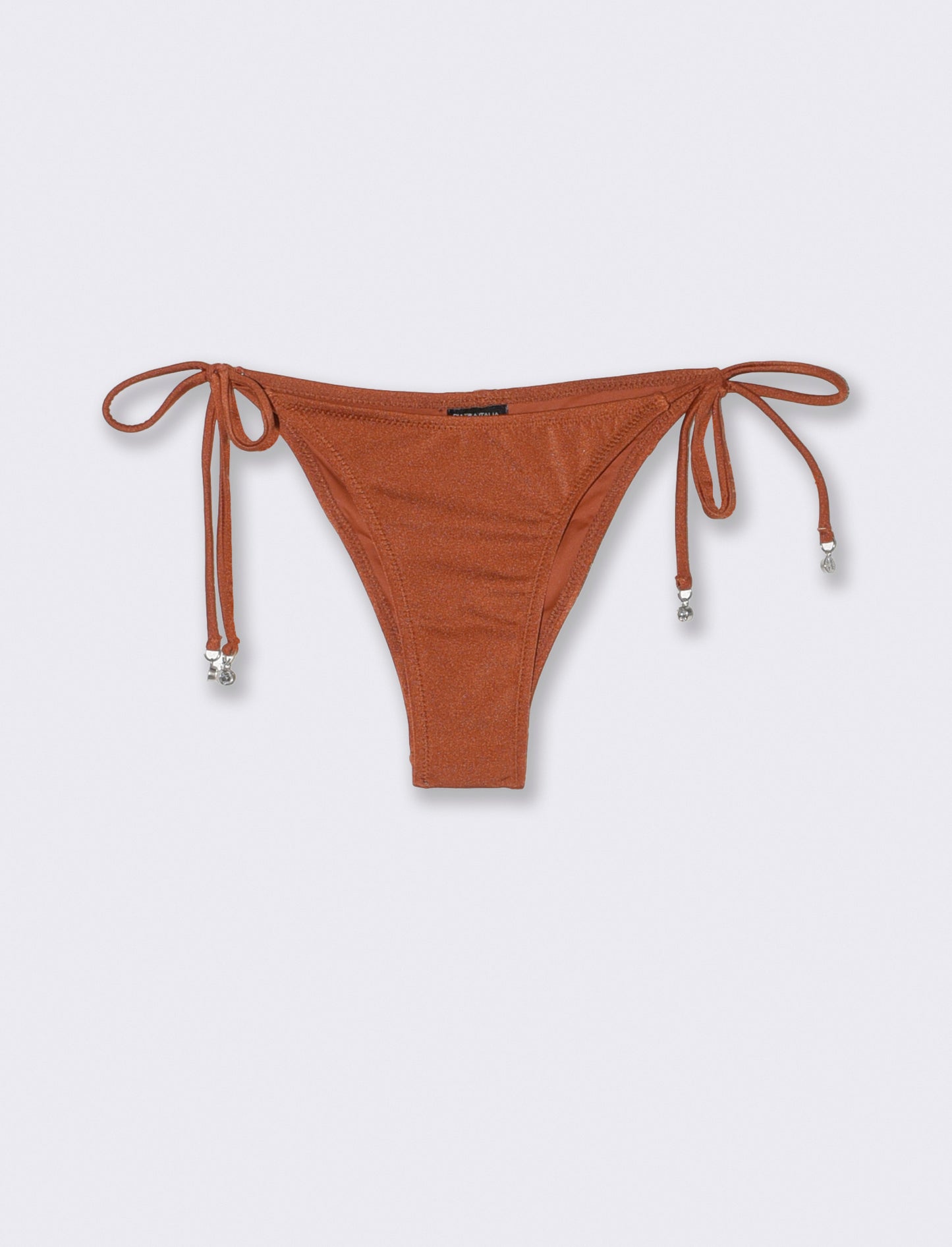 Slip con laccetti strass - Arancio