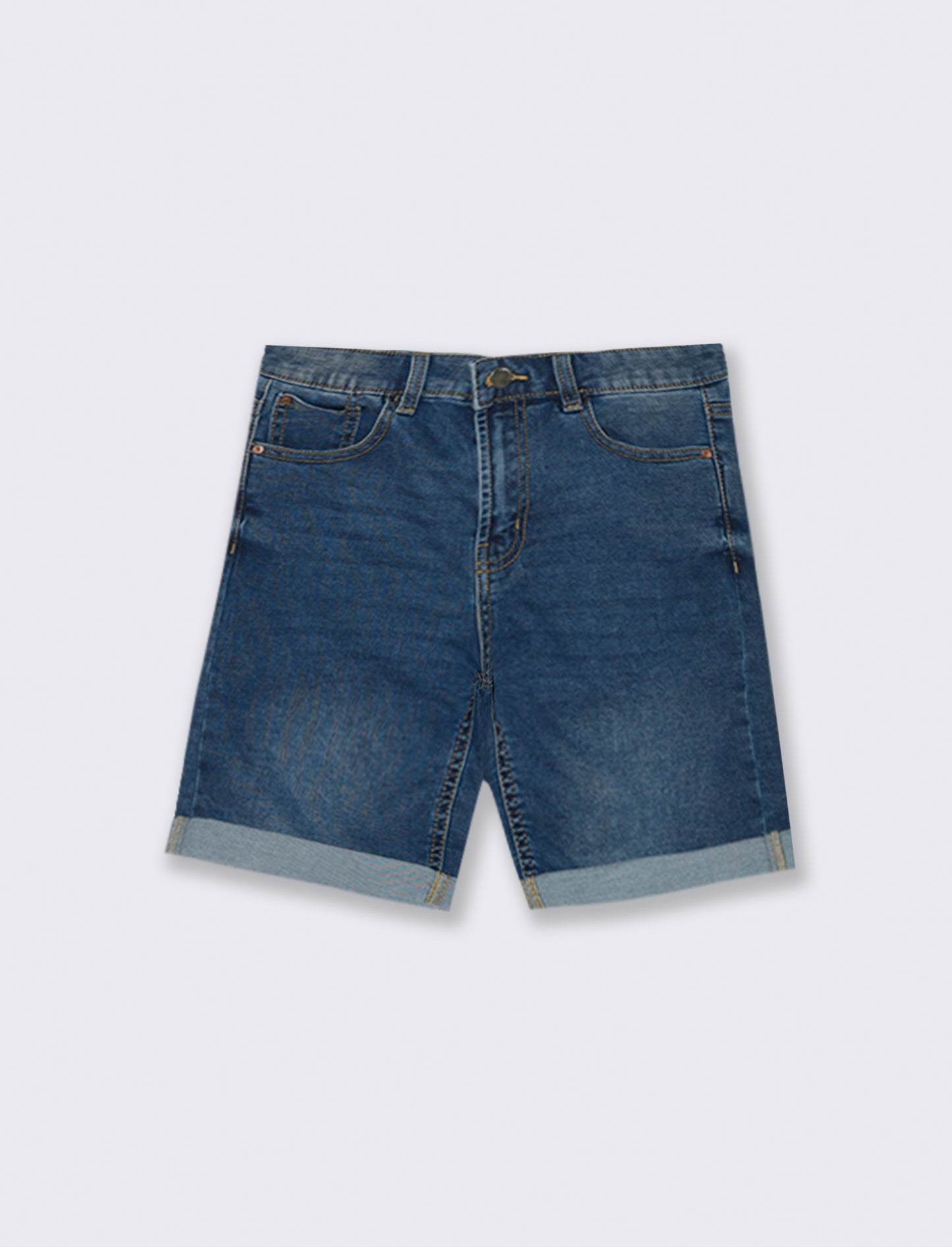Bermuda in denim da donna - Denim chiaro
