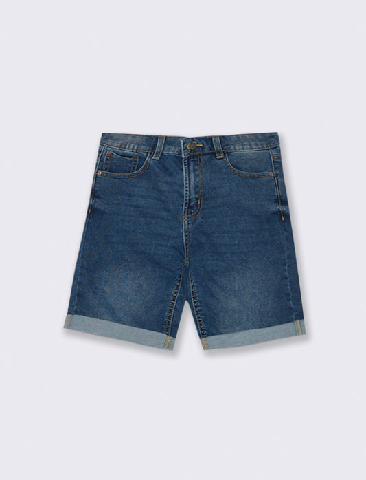 Bermuda in denim da donna - Denim chiaro