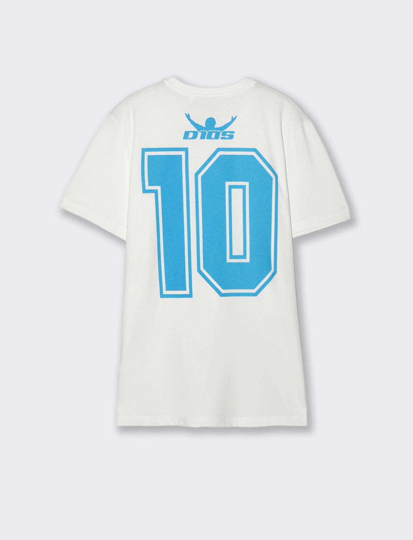 T-shirt Jersey Premium D10S Stampa - Bianco