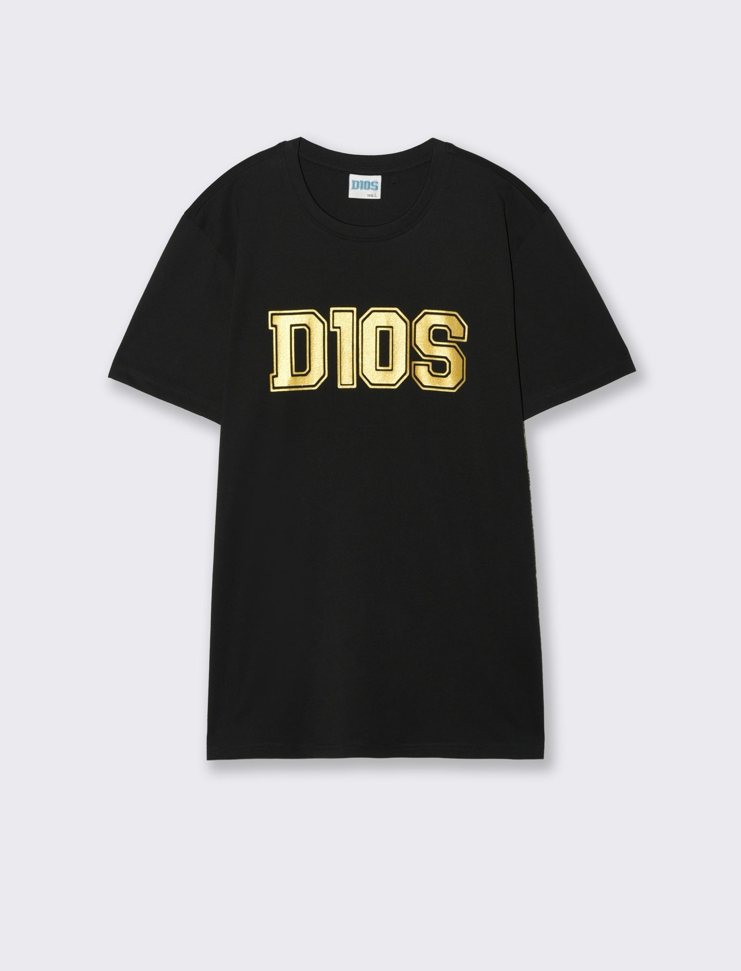 T-Shirt Jersey Premium D10S Girocollo - Nero